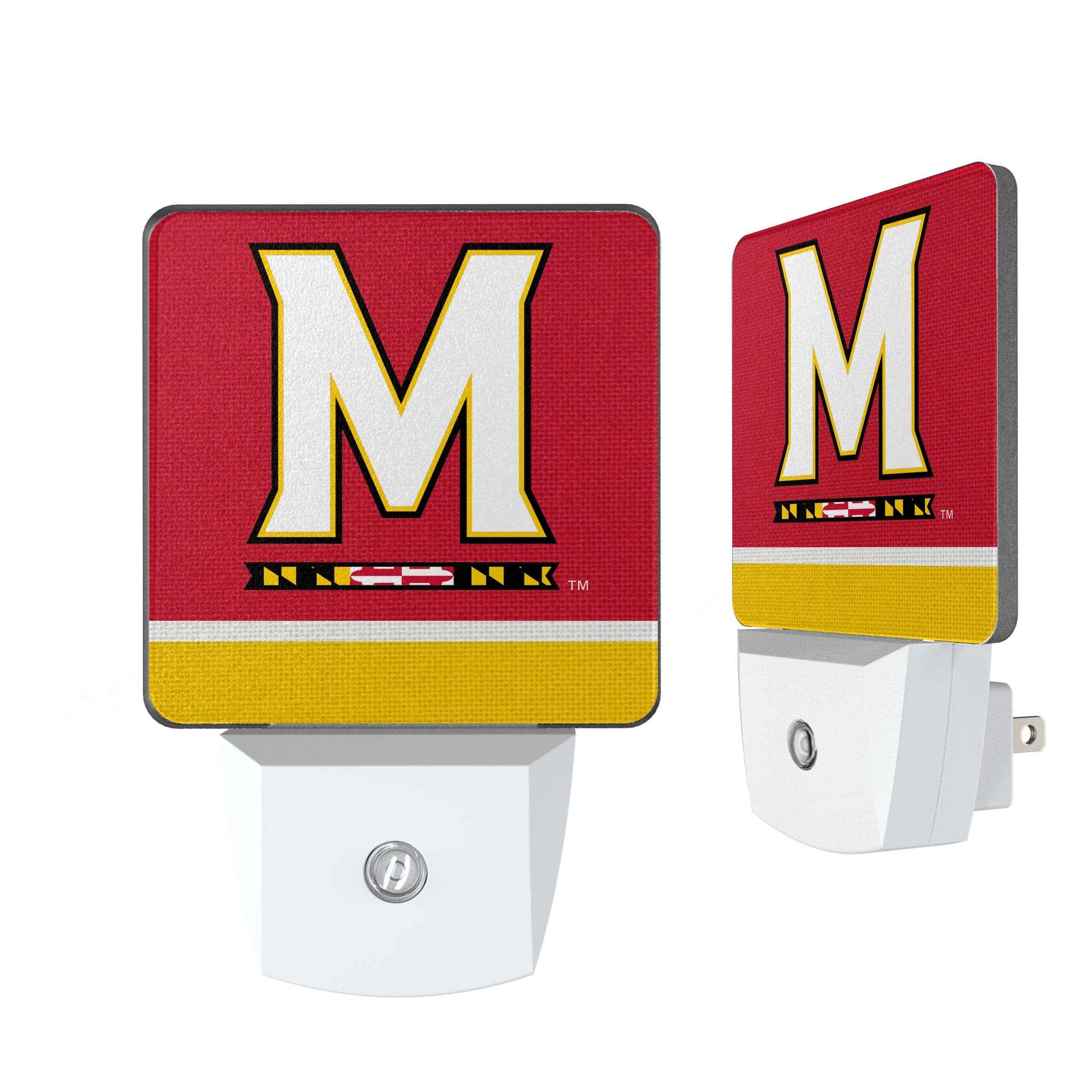 University of Maryland Terrapins Stripe Night Light 2-Pack 1