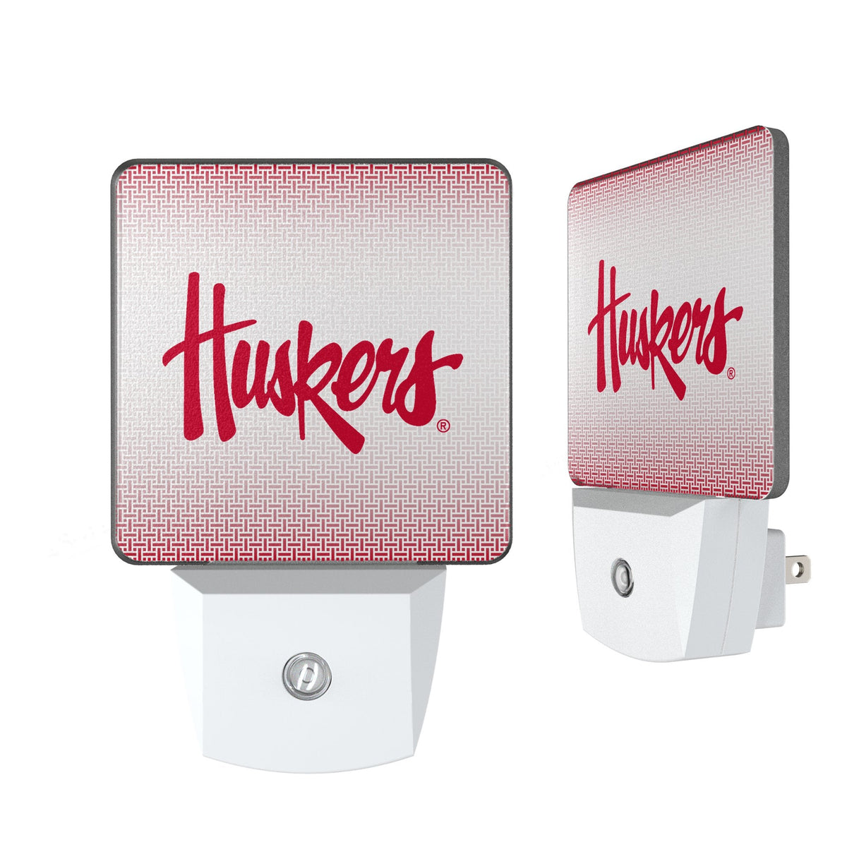 University of Nebraska Huskers Linen Night Light 2-Pack 1