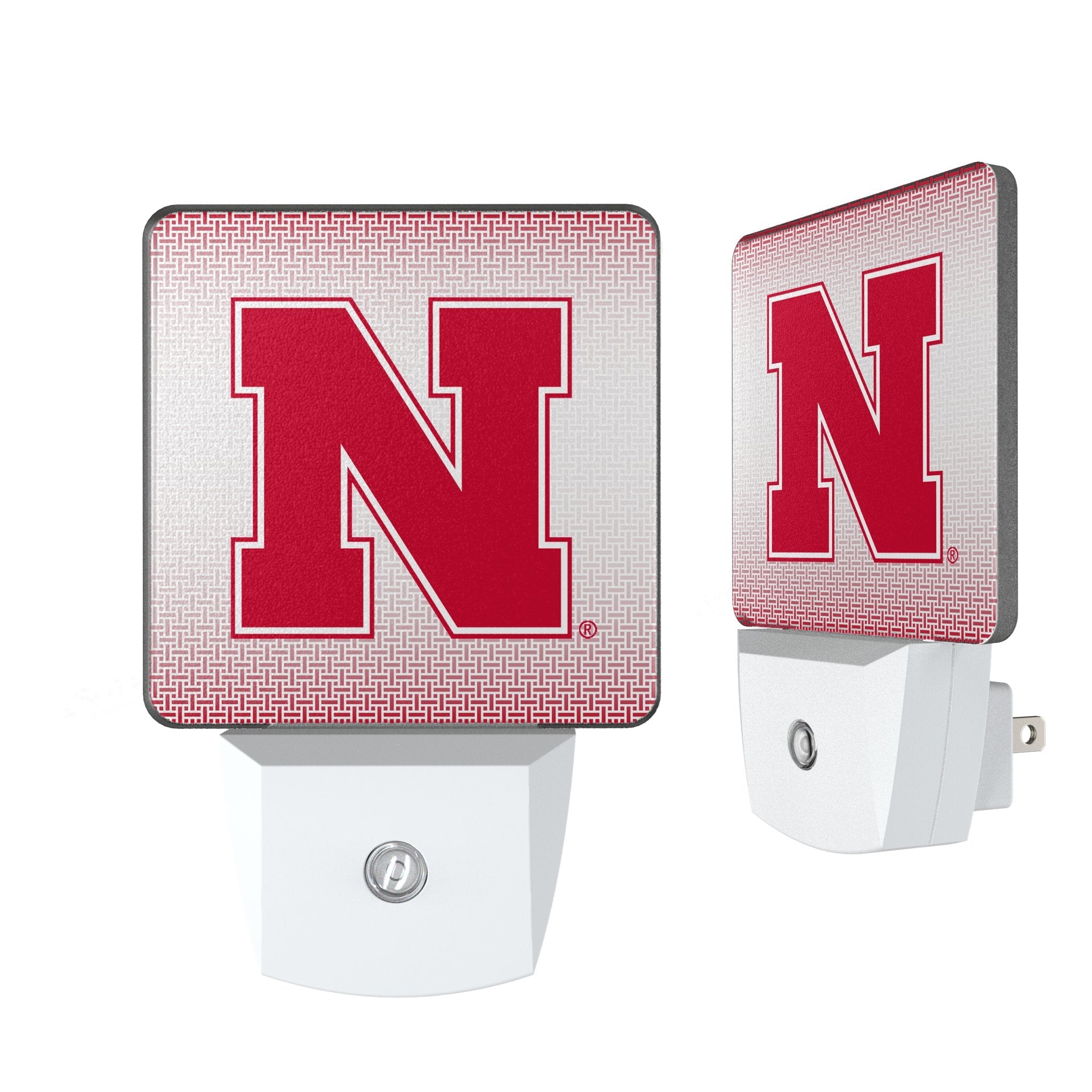 University of Nebraska Huskers Block N Linen Night Light 2-Pack 1