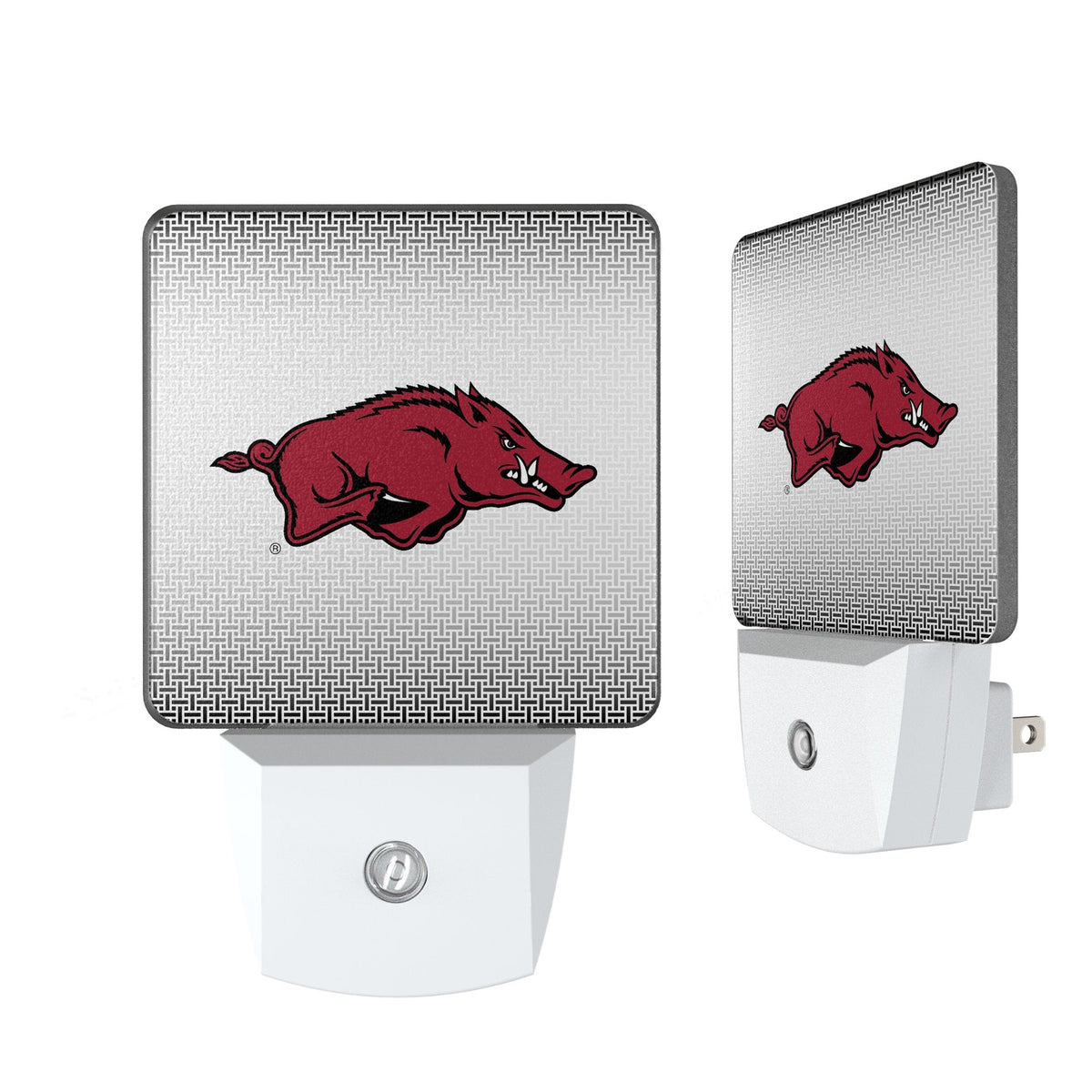 University of Arkansas Fayetteville Razorbacks Linen Night Light 2-Pack 1