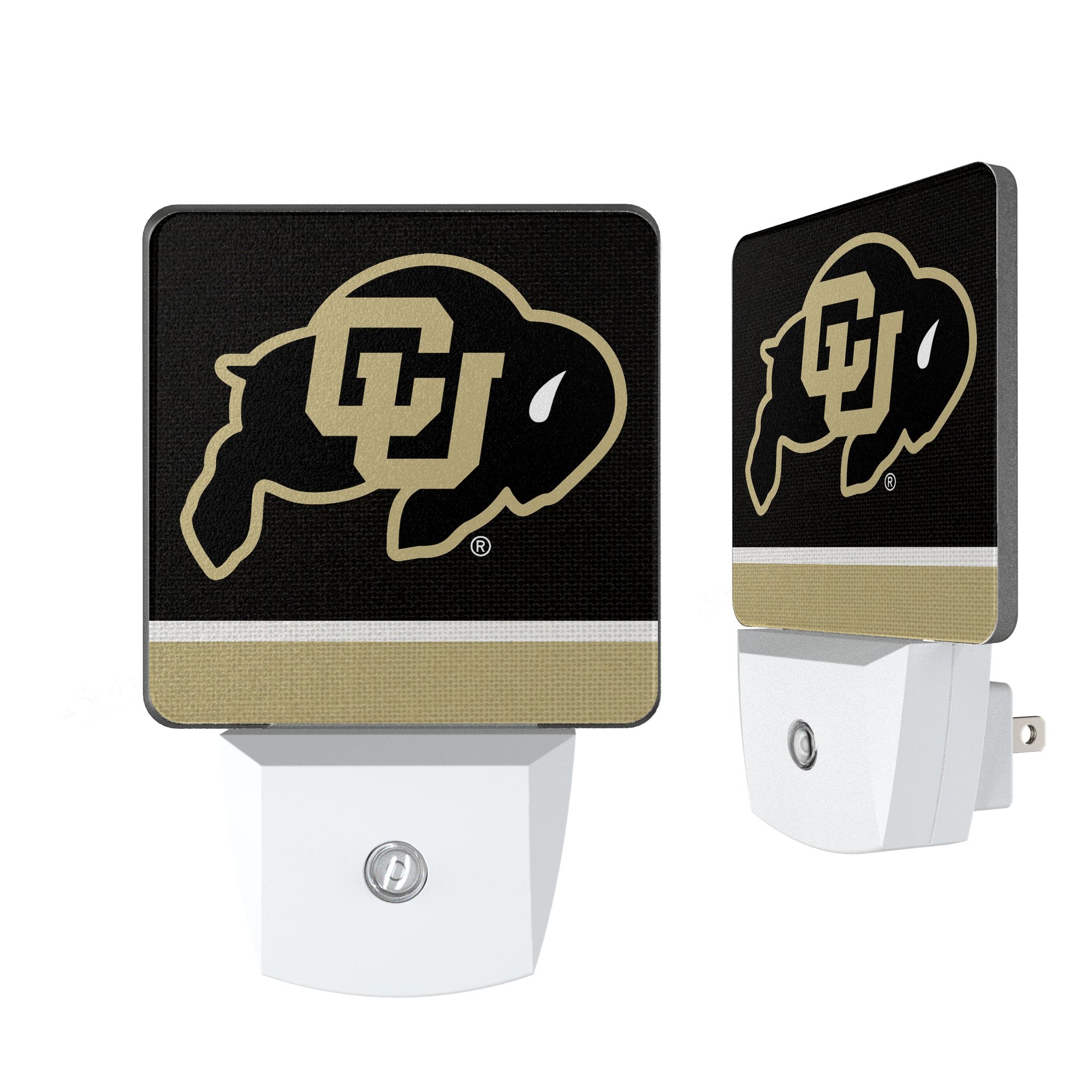 University of Colorado Buffaloes Stripe Night Light 2-Pack 1