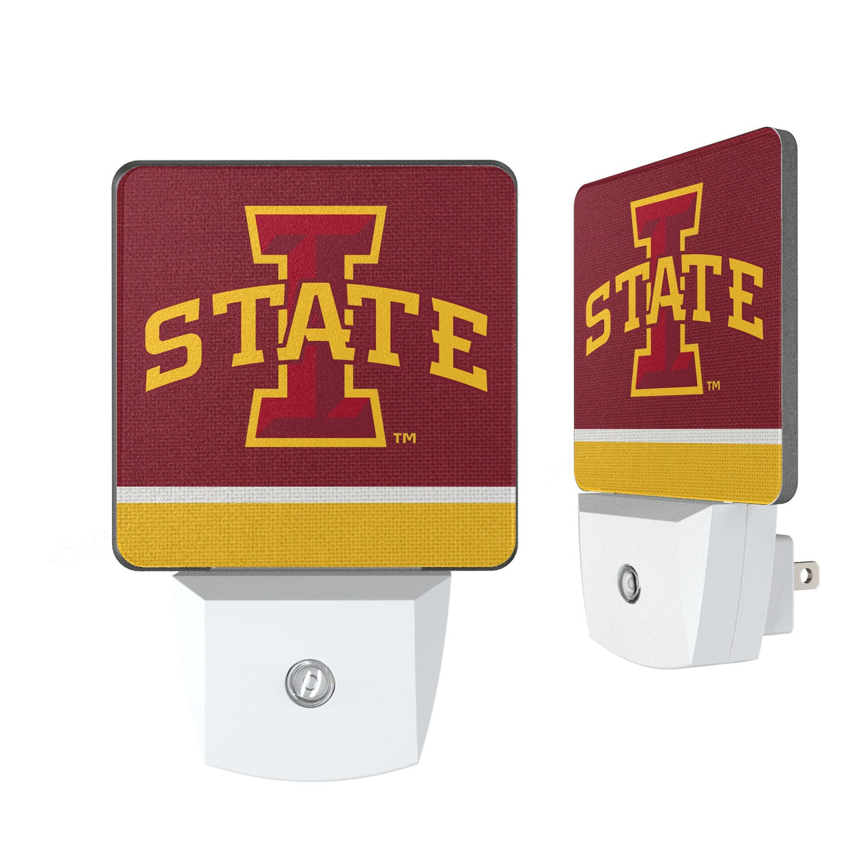 Iowa State University Cyclones Stripe Night Light 2-Pack 1