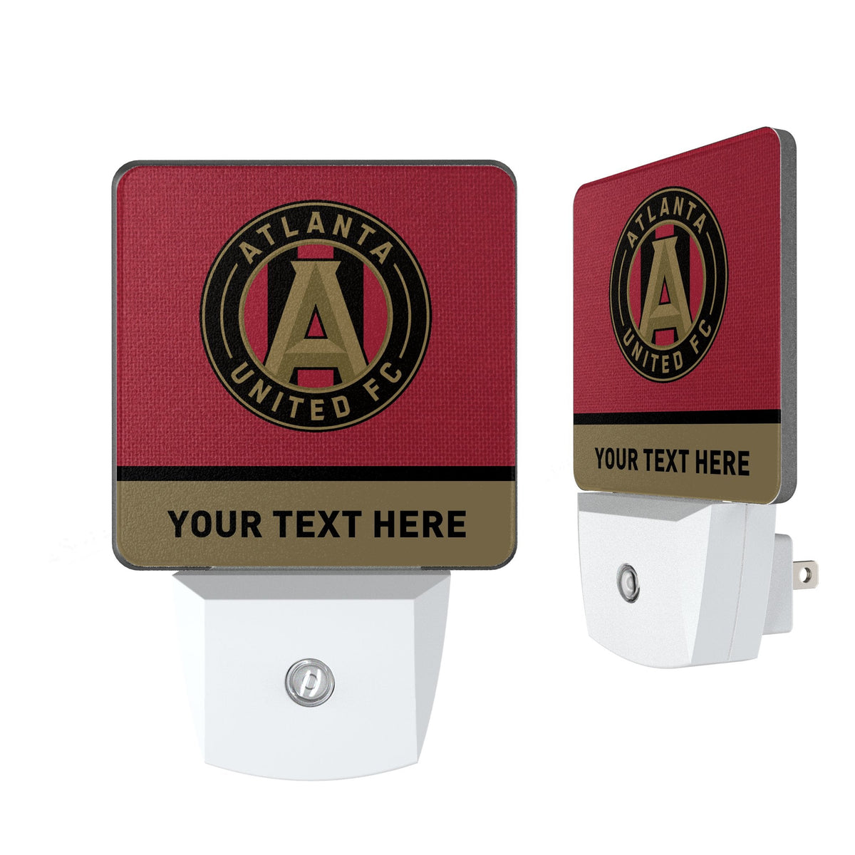 Atlanta United FC Personalized Endzone Solid Night Light 2-Pack 1