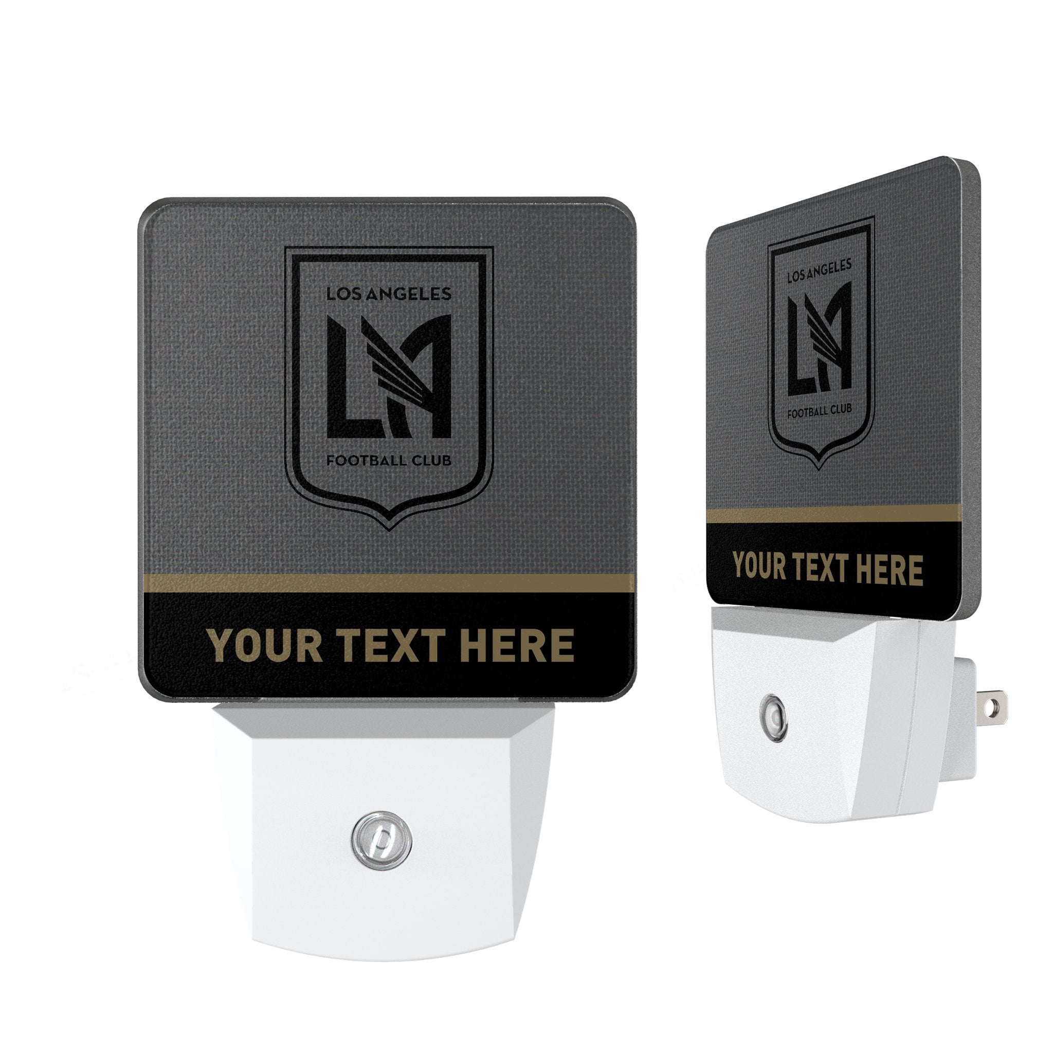 Los Angeles Football Club Personalized Endzone Solid Night Light 2-Pack