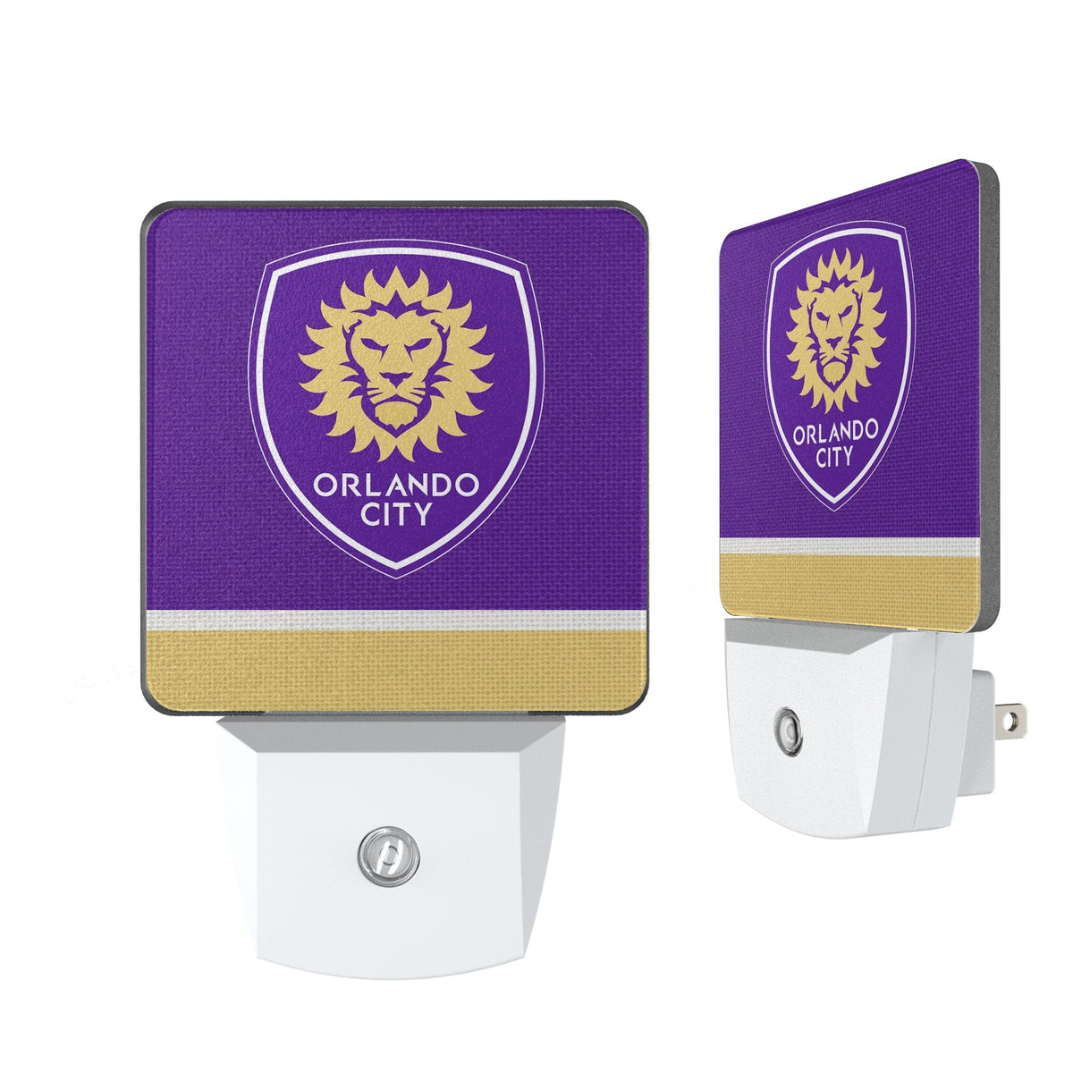 Orlando City Soccer Club Stripe Night Light 2-Pack 1