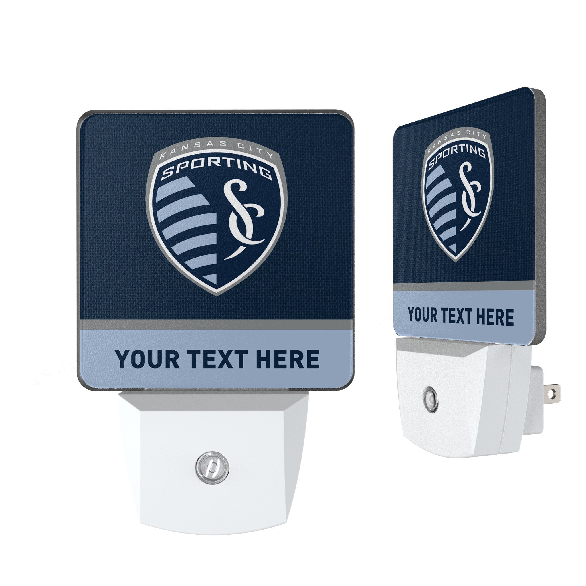 Sporting Kansas City Personalized Endzone Solid Night Light 2-Pack 1