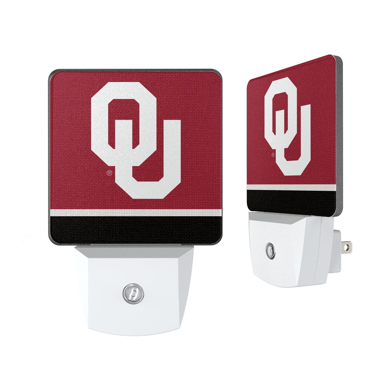 University of Oklahoma Sooners Stripe Night Light 2-Pack