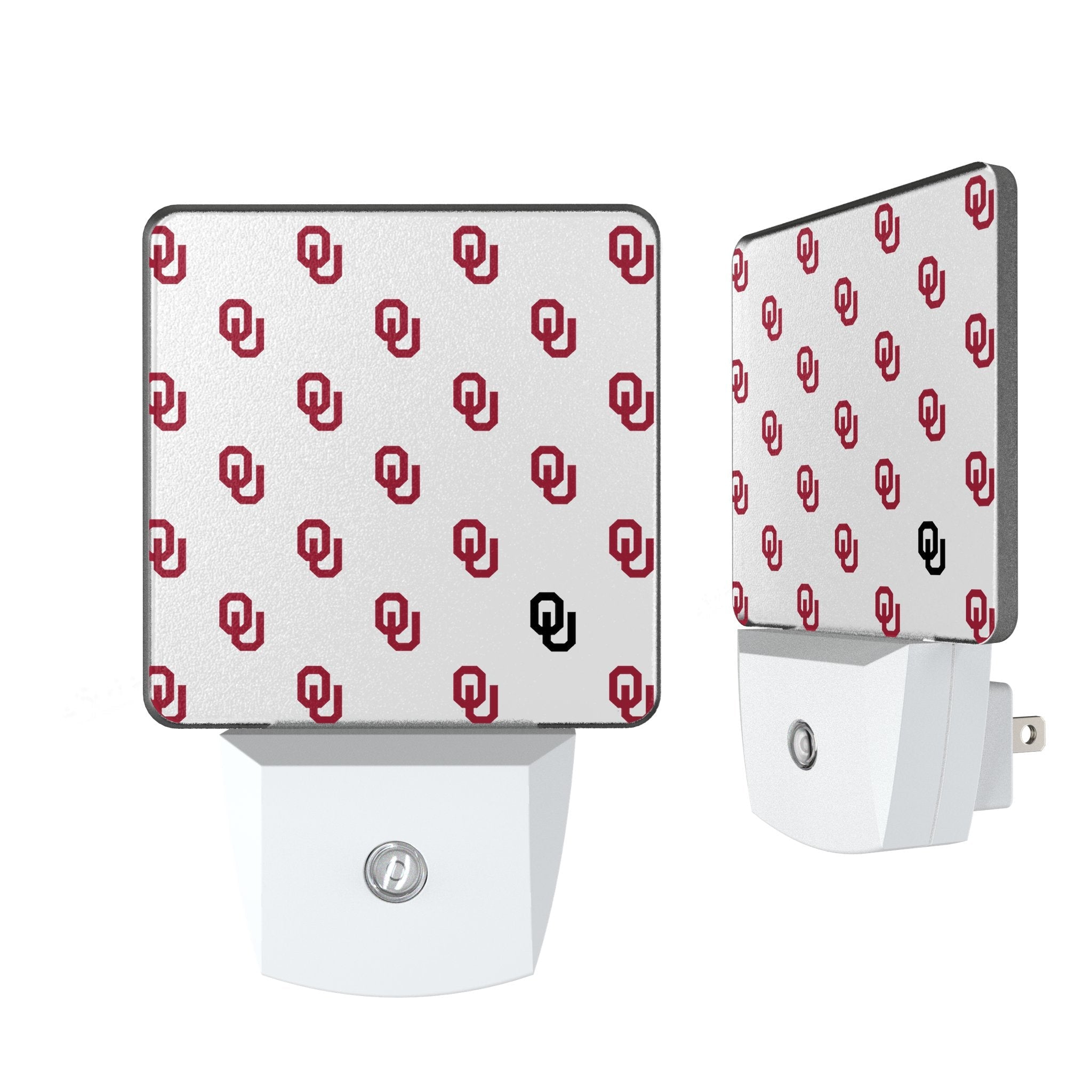 University of Oklahoma Sooners Fashion Pattern Night Light 2-Pack 1