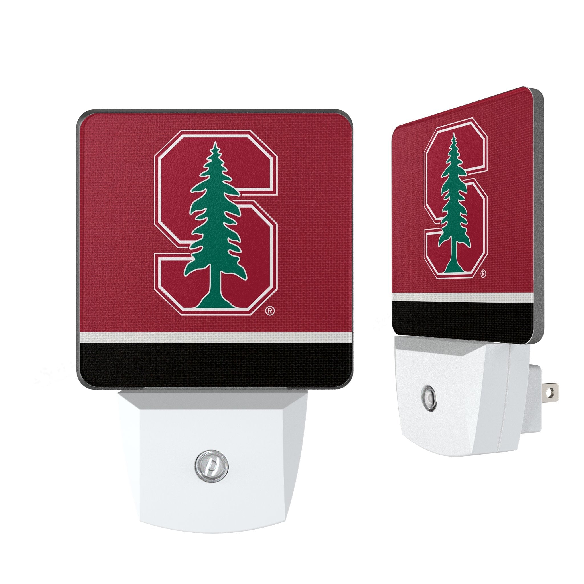 Stanford University Cardinal Stripe Night Light 2-Pack