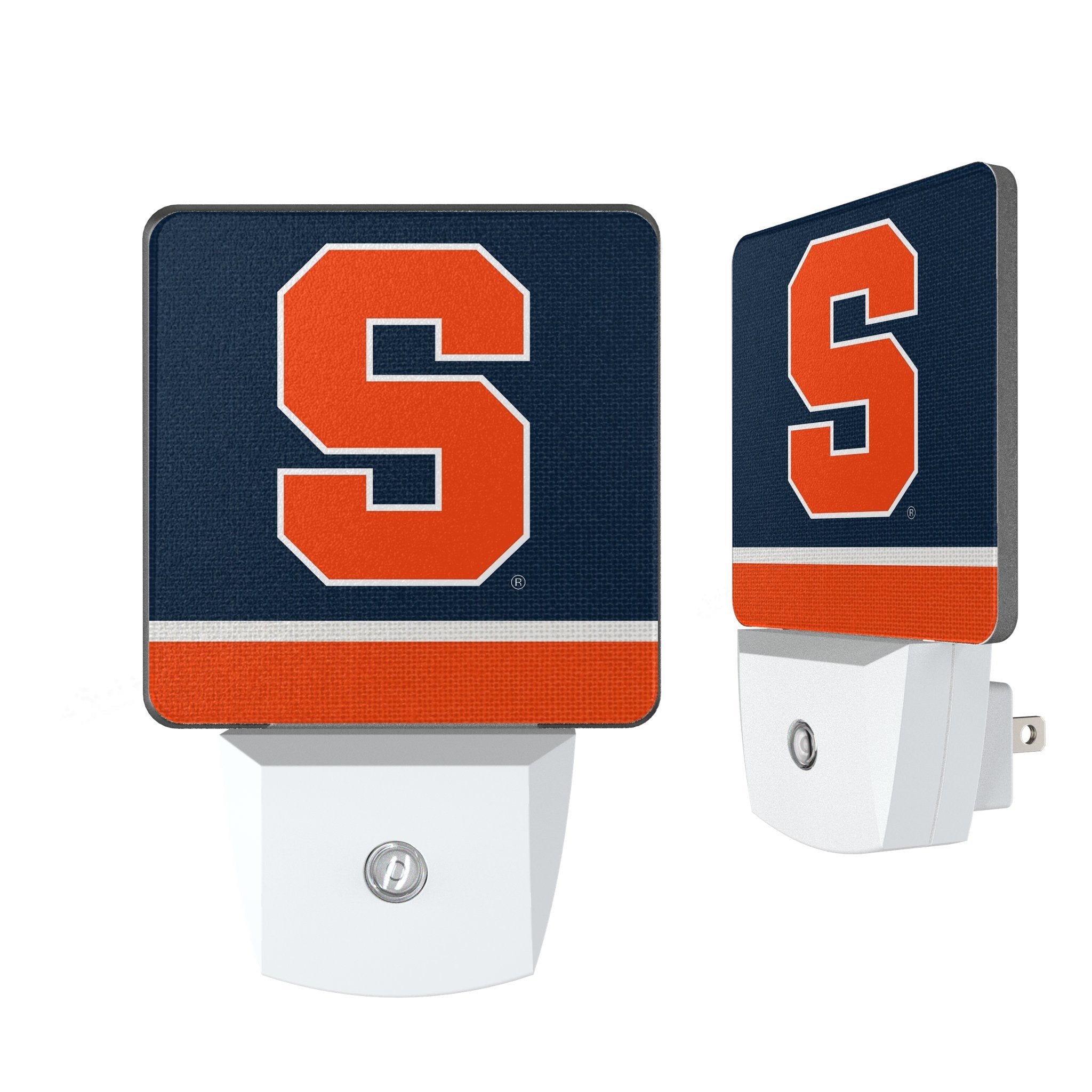 Syracuse University Orange Stripe Night Light 2-Pack 1