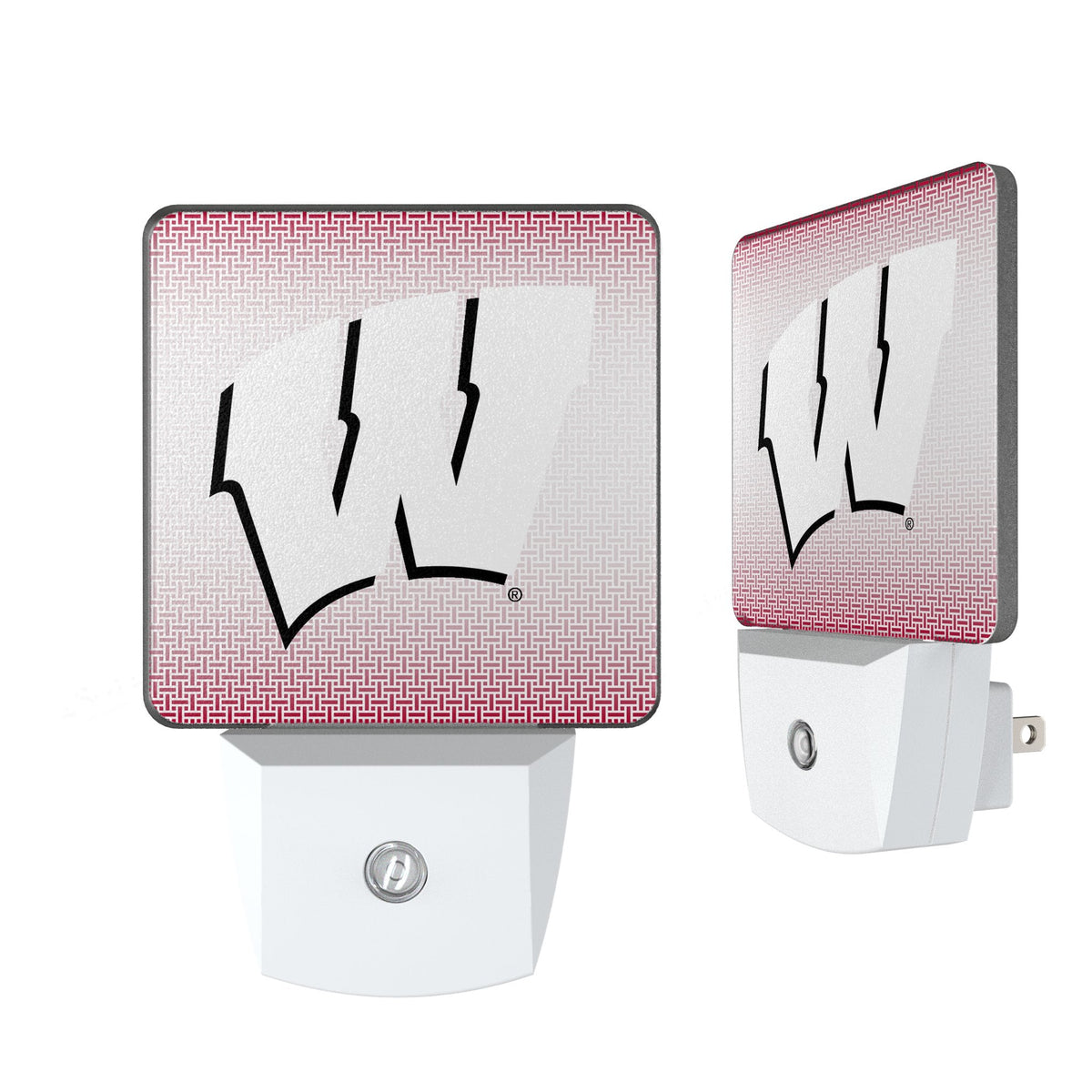 University of Wisconsin Badgers Linen Night Light 2-Pack 1