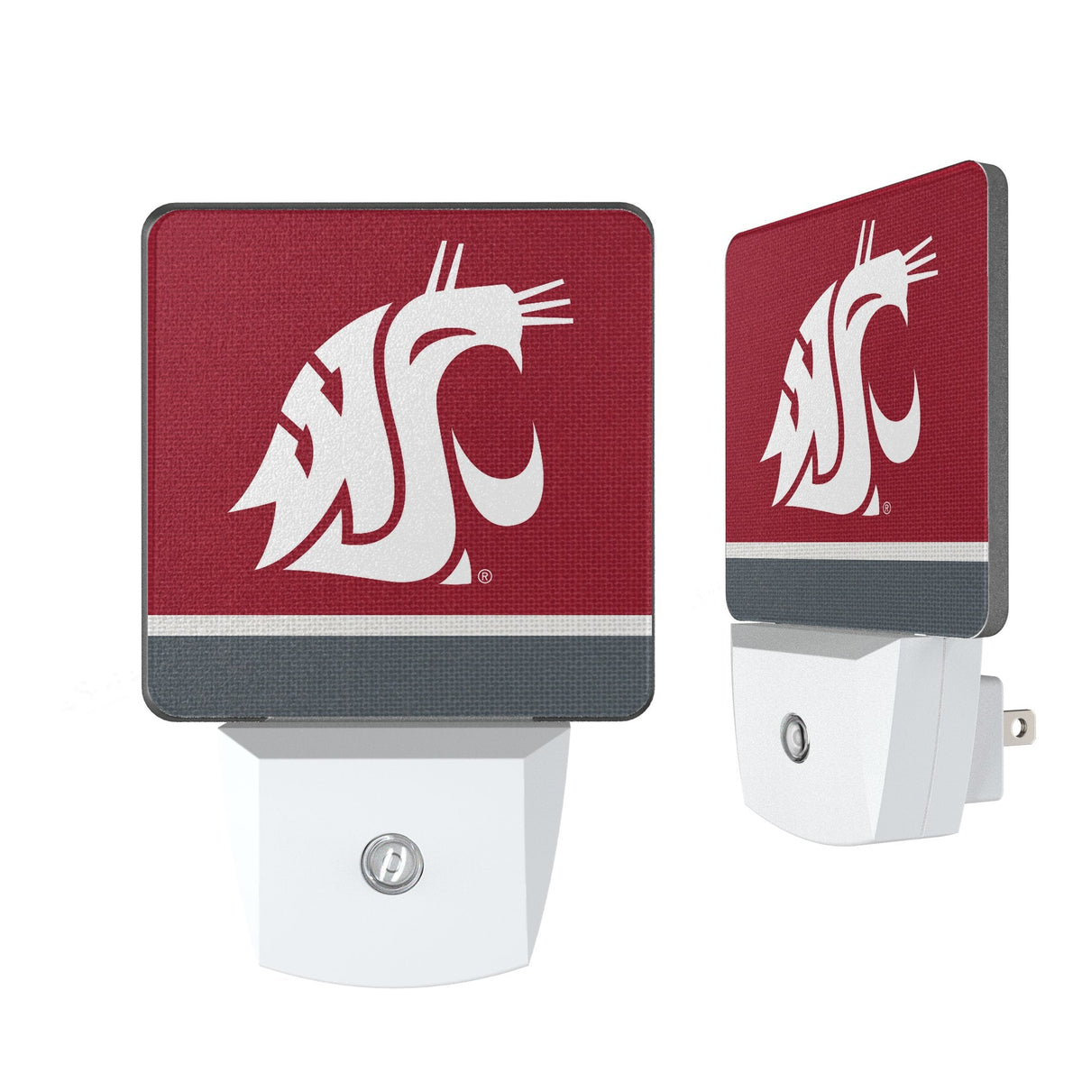 Washington State University Cougars Stripe Night Light 2-Pack 1