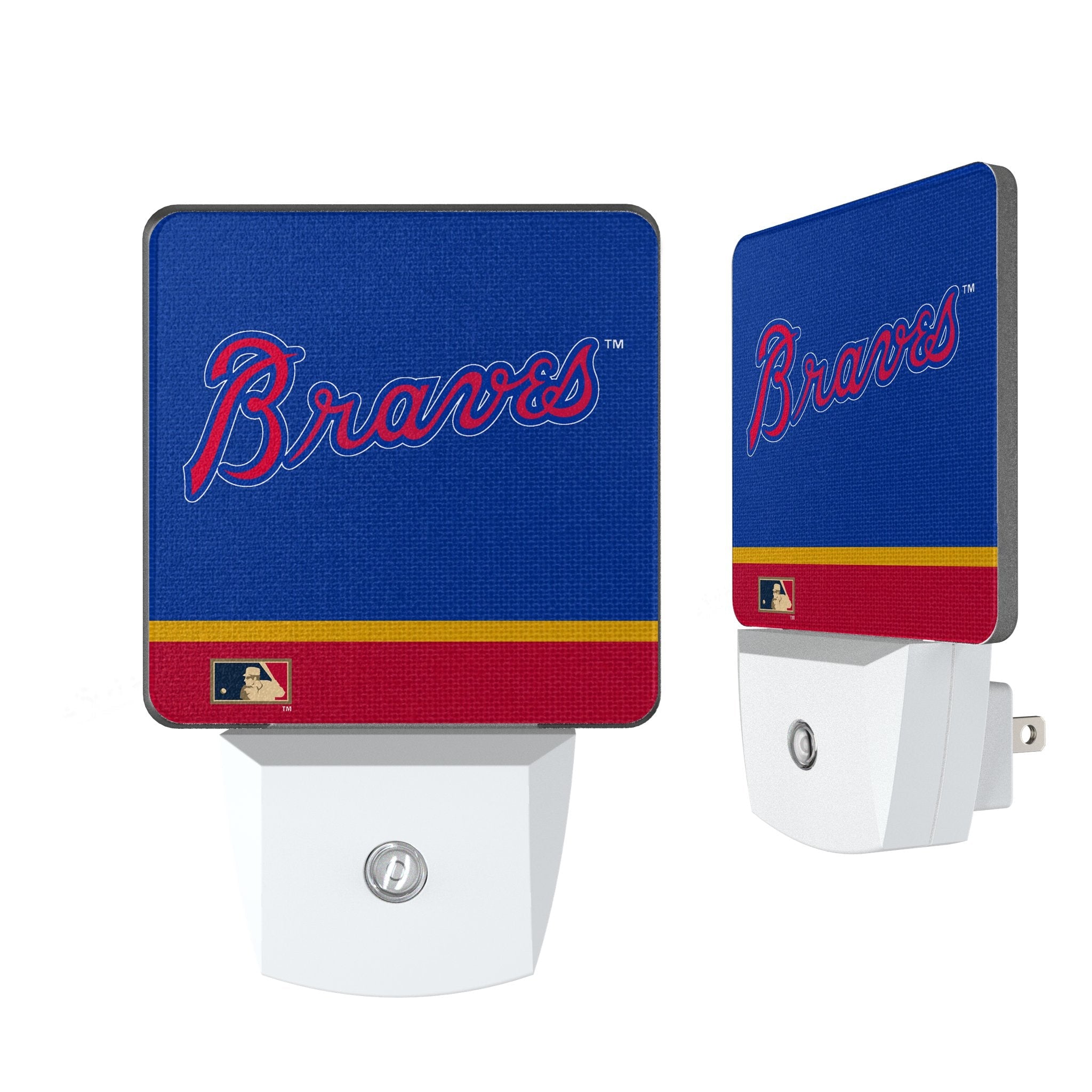 Atlanta Braves Home 2012 - Cooperstown Collection Stripe Night Light 2-Pack