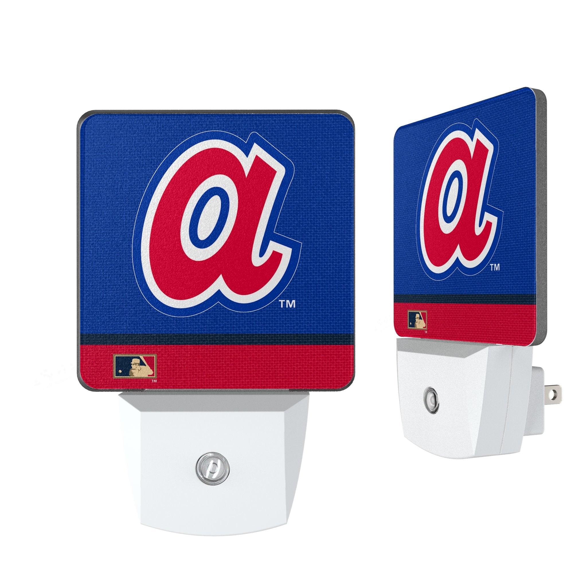 Atlanta Braves 1972-1980 - Cooperstown Collection Stripe Night Light 2-Pack