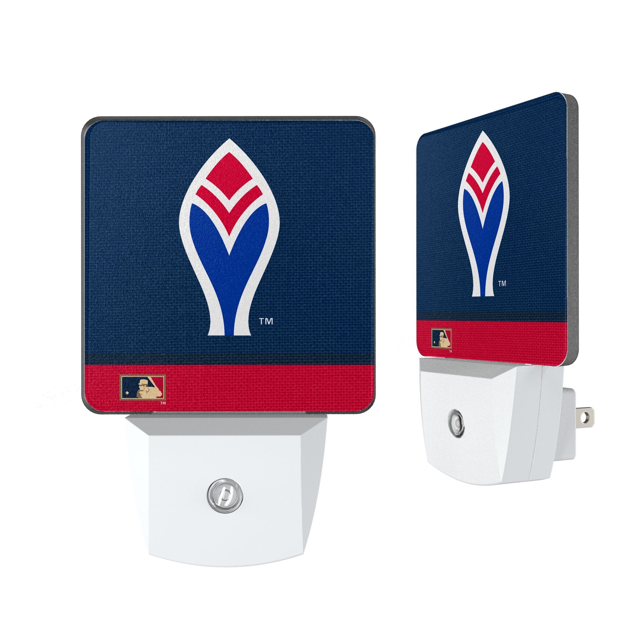 Atlanta Braves 1972-1975 - Cooperstown Collection Stripe Night Light 2-Pack