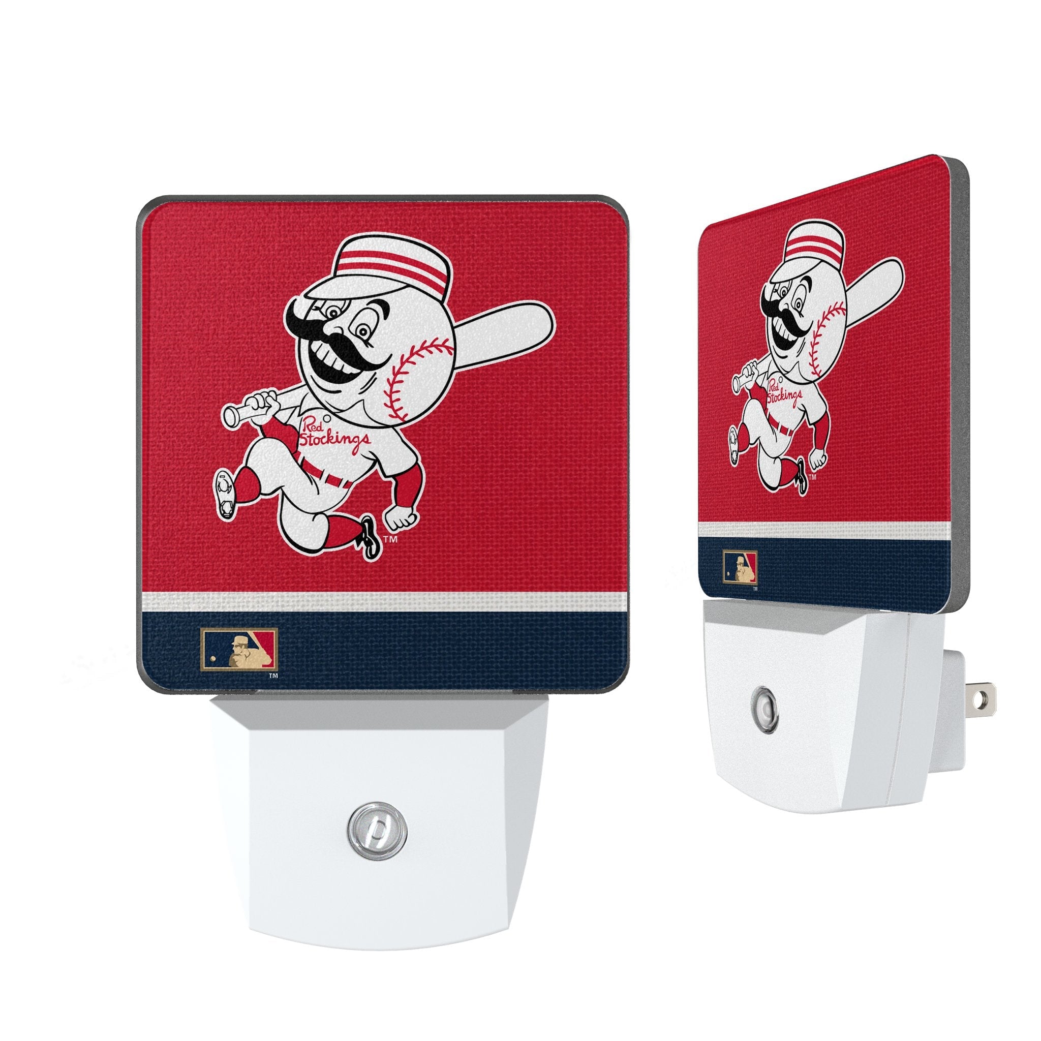 Cincinnati Reds 1953-1967 - Cooperstown Collection Stripe Night Light 2-Pack