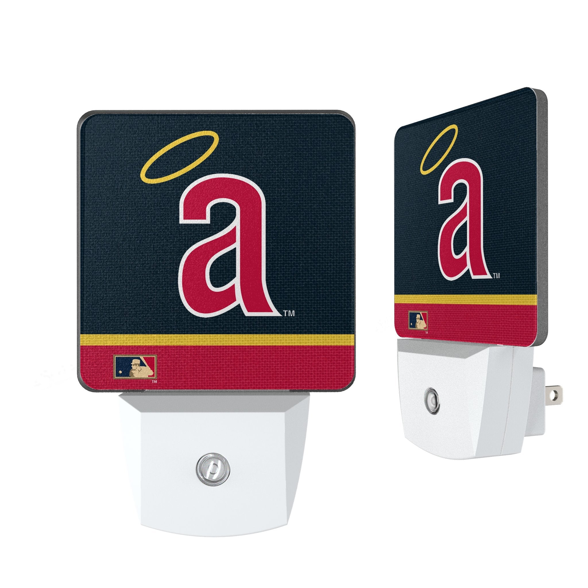 LA Angels 1971 - Cooperstown Collection Stripe Night Light 2-Pack 1