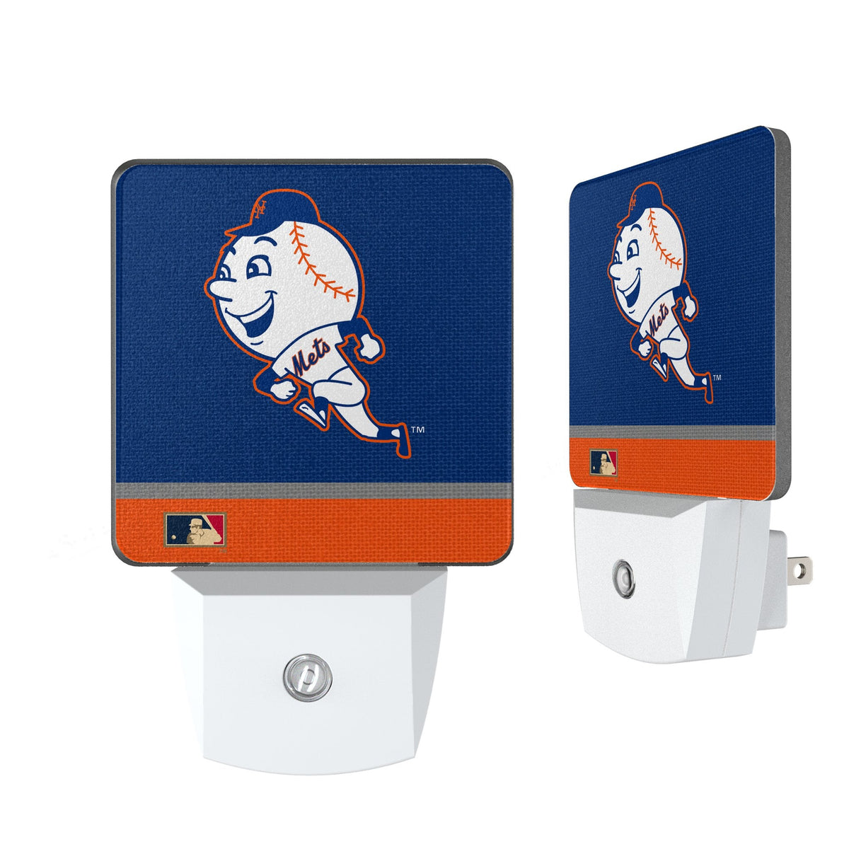 New York Mets 2014 - Cooperstown Collection Stripe Night Light 2-Pack 1