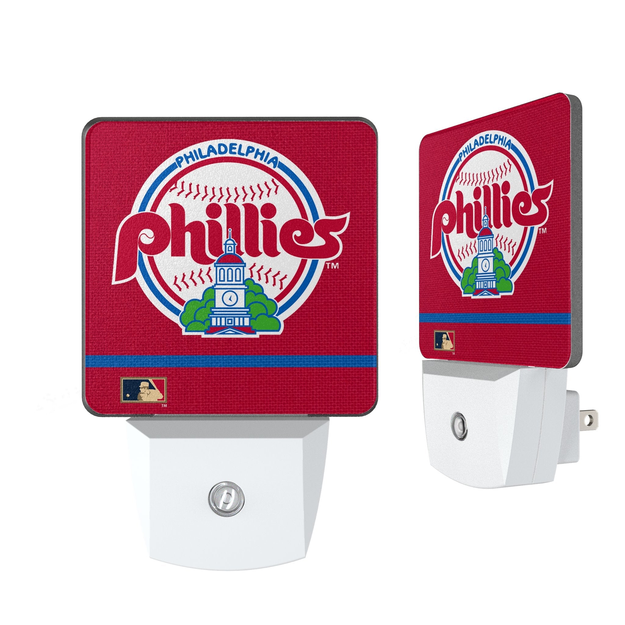 Philadelphia Phillies 1984-1991 - Cooperstown Collection Stripe Night Light 2-Pack 1