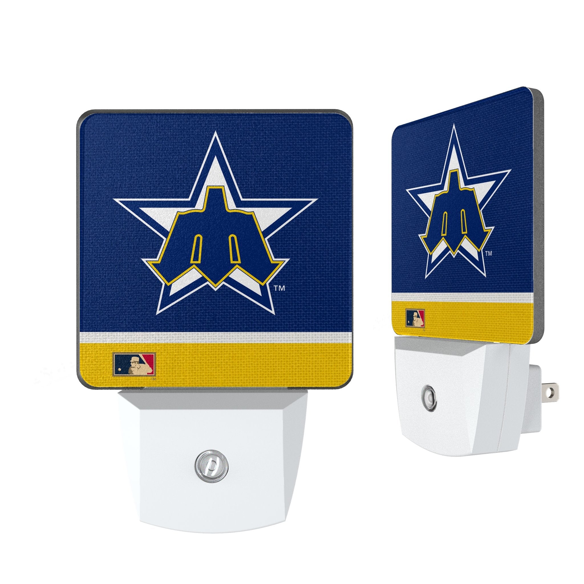 Seattle Mariners 1981-1986 - Cooperstown Collection Stripe Night Light 2-Pack 1