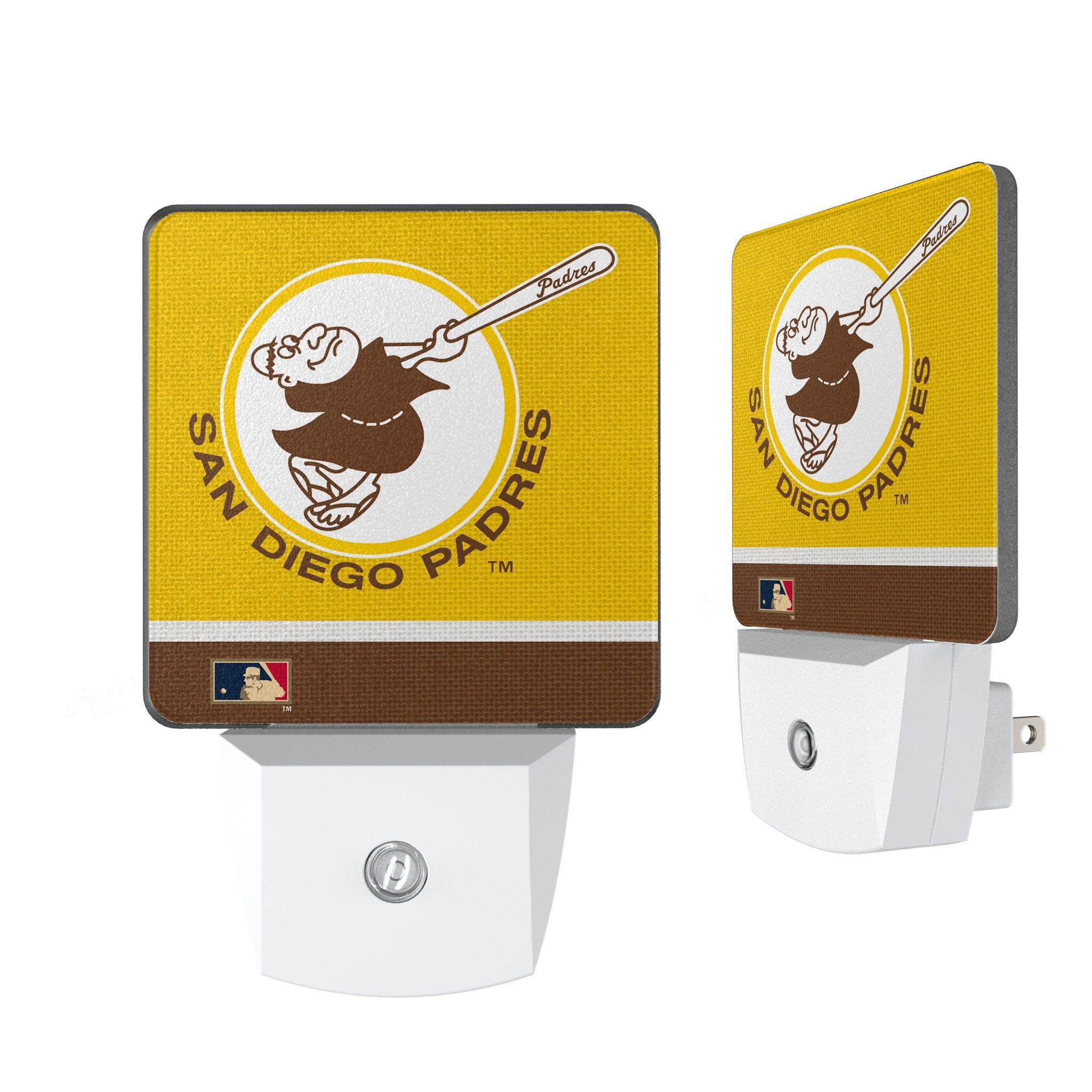 San Diego Padres 1969-1984 - Cooperstown Collection Stripe Night Light 2-Pack 1