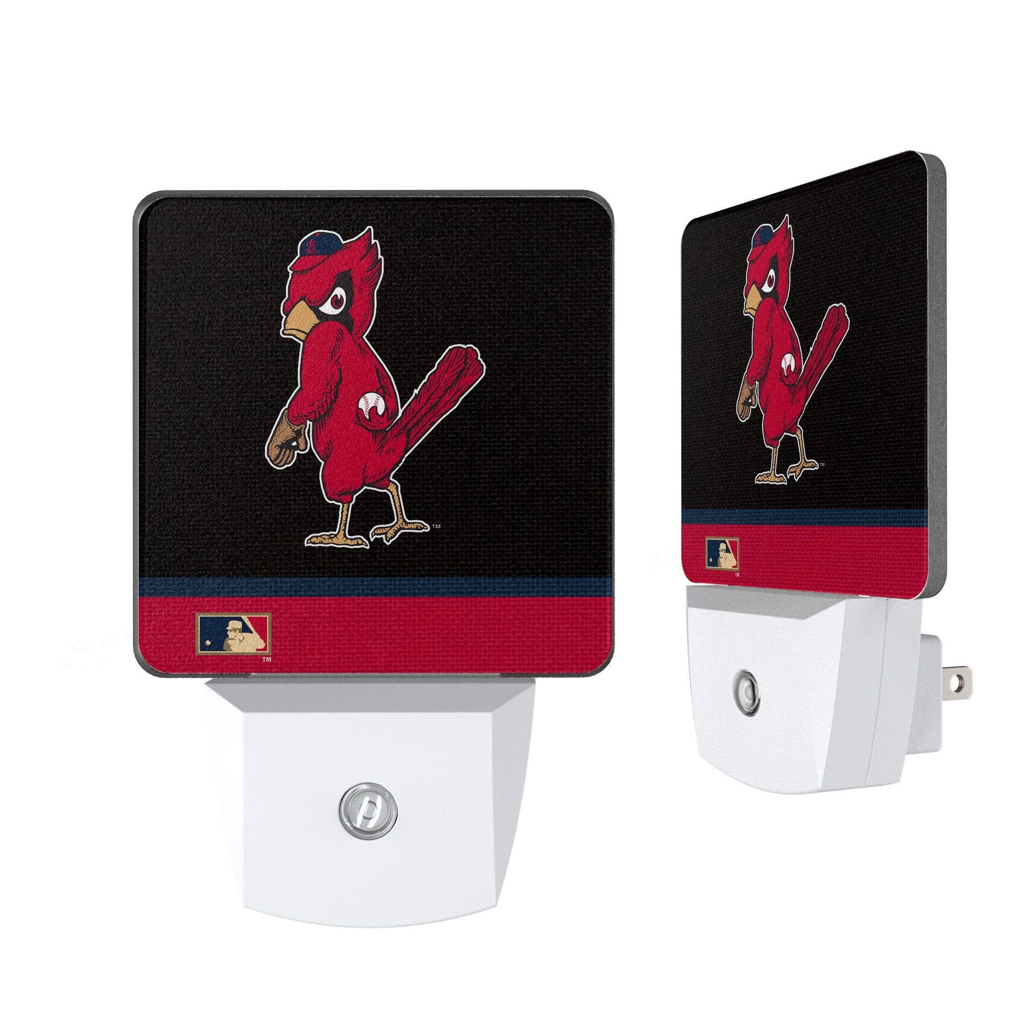 St Louis Cardinals 1950s - Cooperstown Collection Stripe Night Light 2-Pack 1