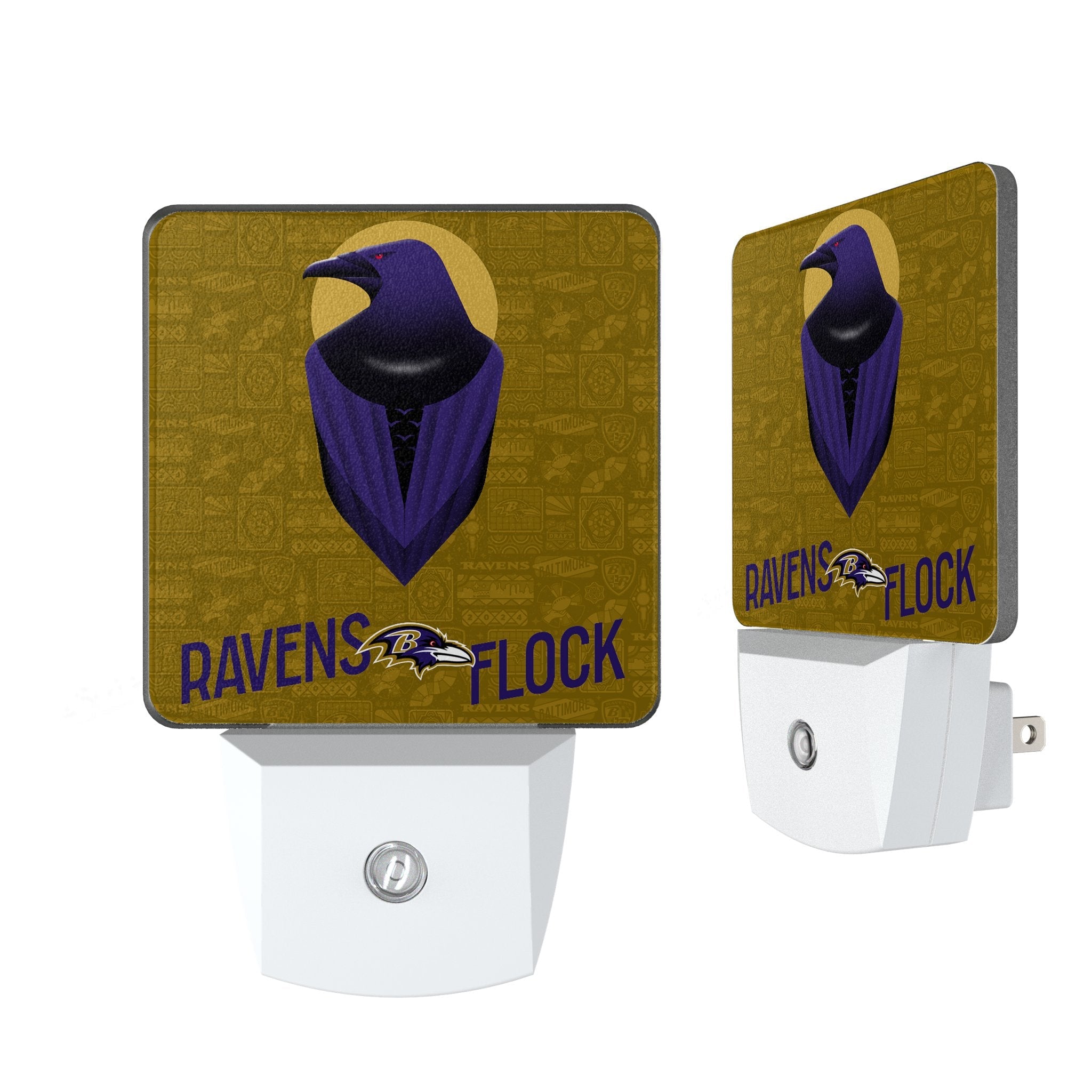 Baltimore Ravens 2024 Edition Night Light 2-Pack 1