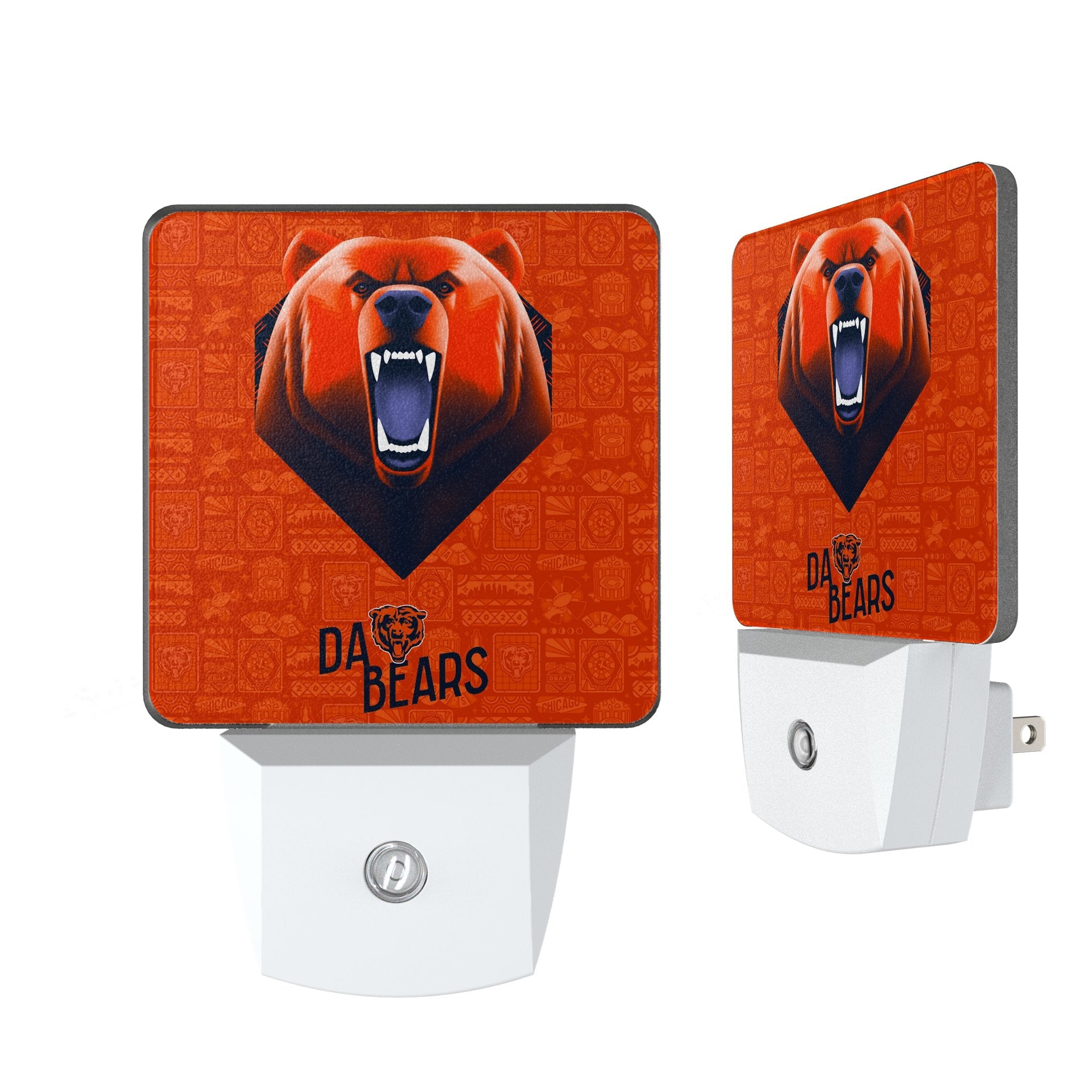 Chicago Bears 2024 Edition Night Light 2-Pack 1