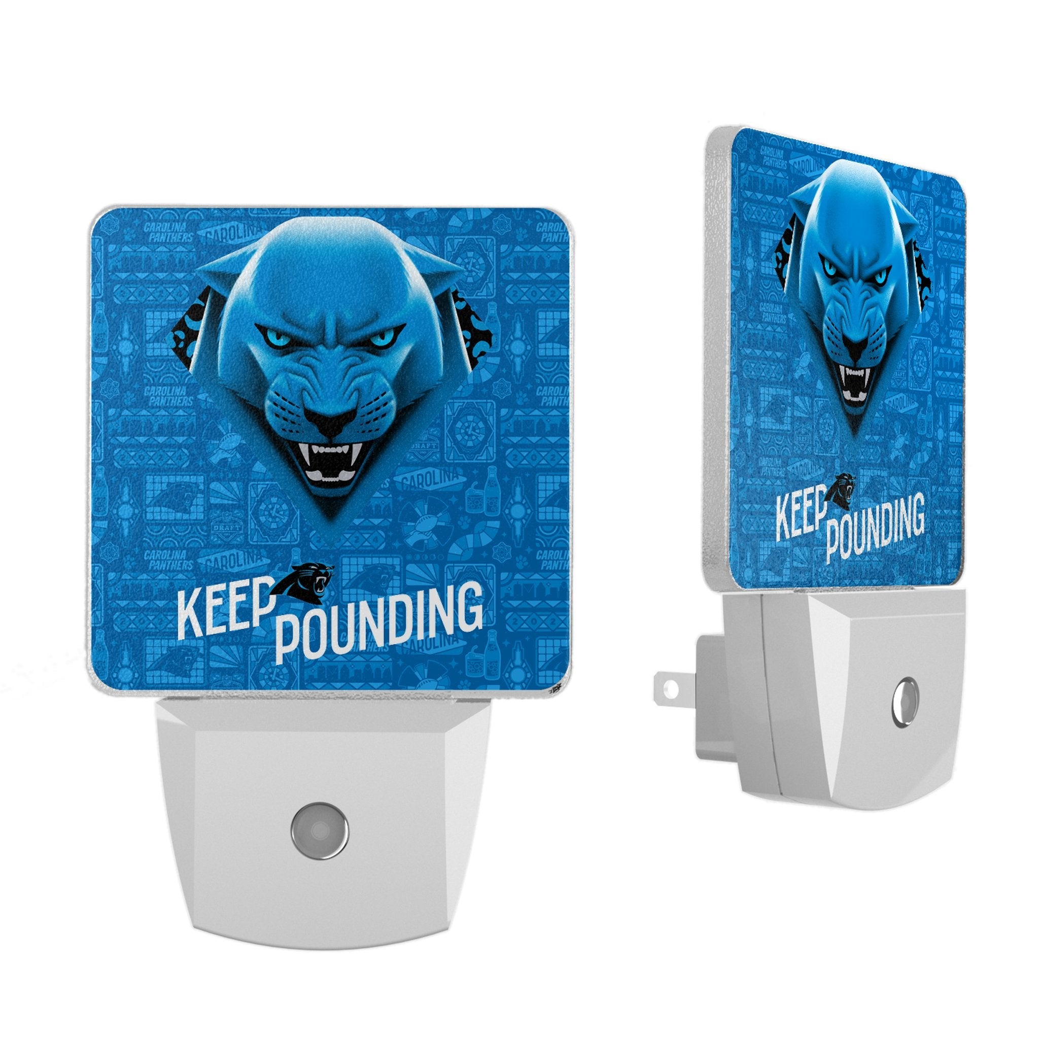 Carolina Panthers 2024 Illustrated Limited Edition Night Light 2-Pack 1