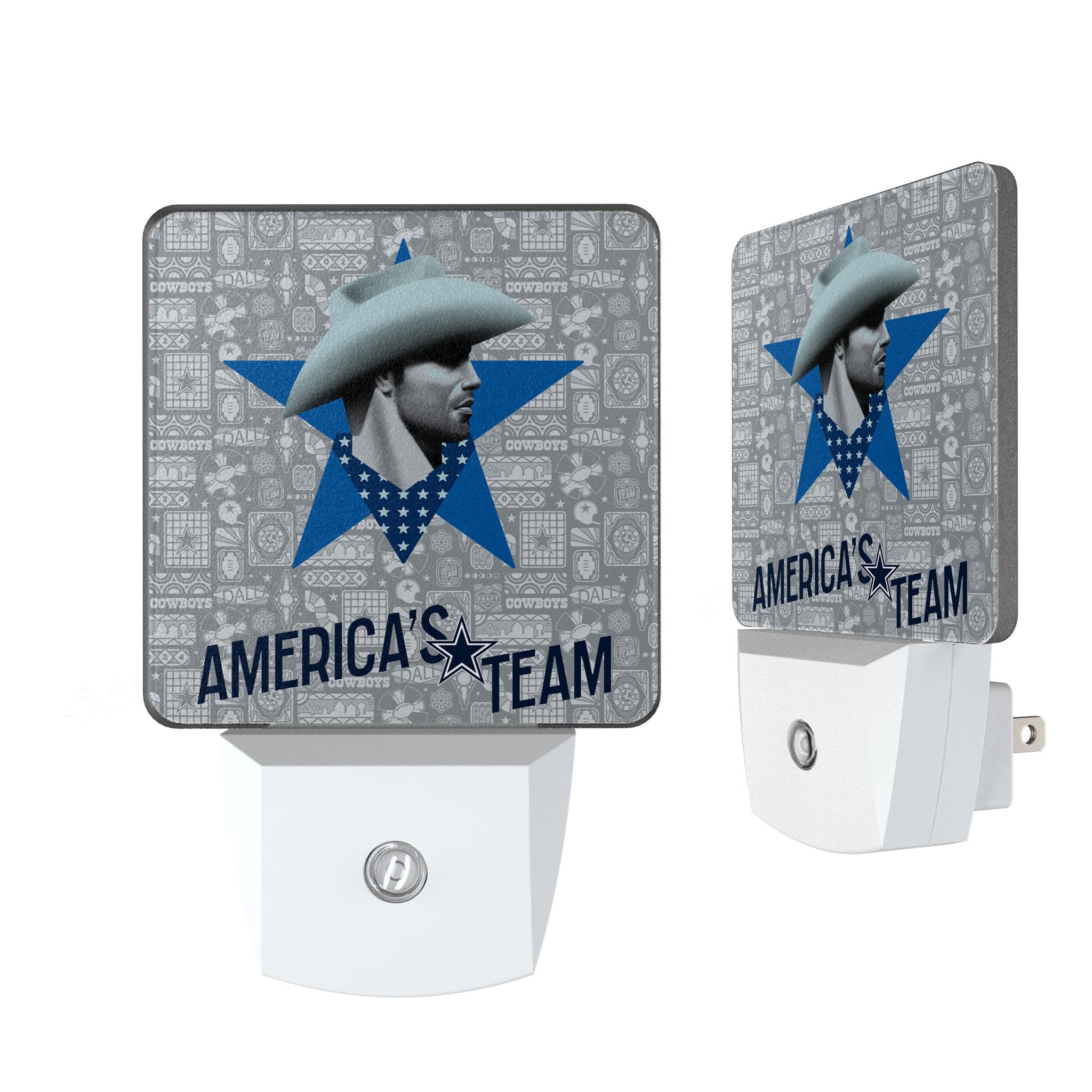 Dallas Cowboys 2024 Edition Night Light 2-Pack 1