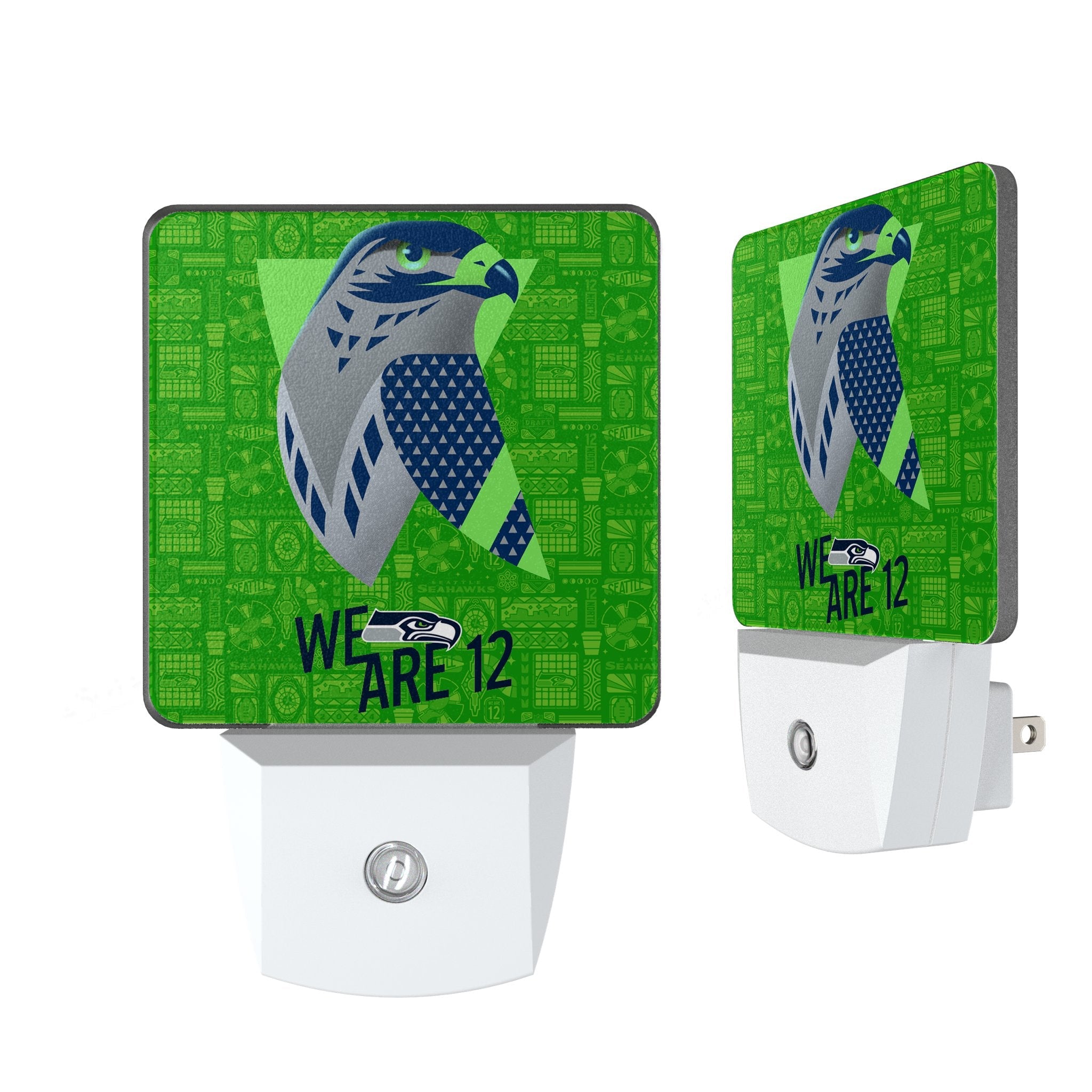 Seattle Seahawks 2024 Edition Night Light 2-Pack