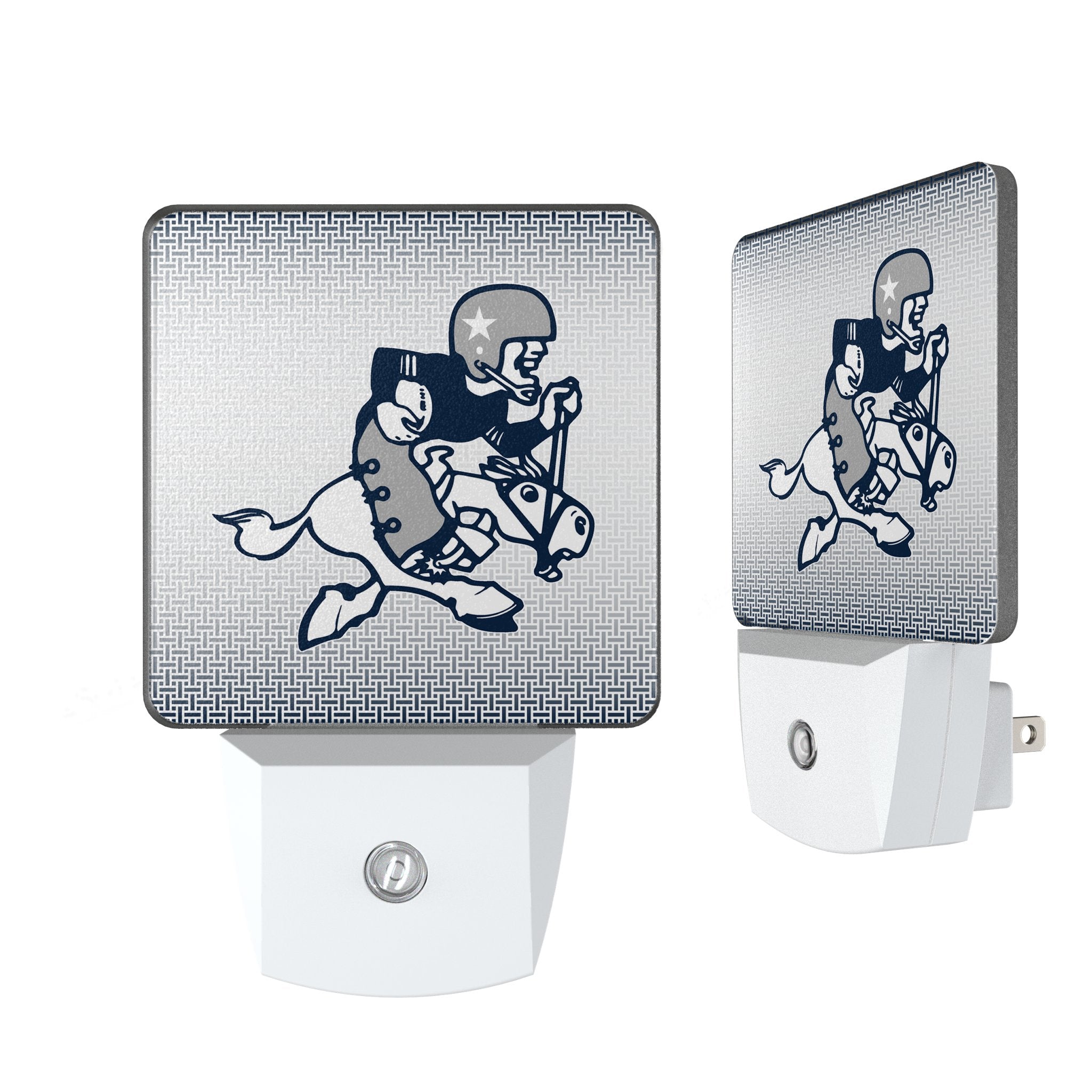 Dallas Cowboys 1966-1969 Historic Collection Linen Night Light 2-Pack 1
