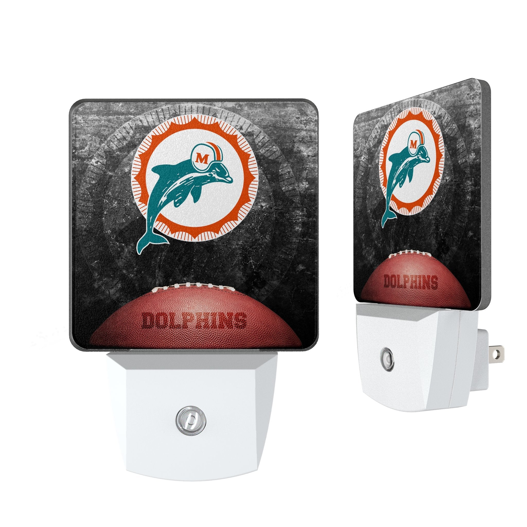 Miami Dolphins 1966-1973 Historic Collection Legendary Night Light 2-Pack 1
