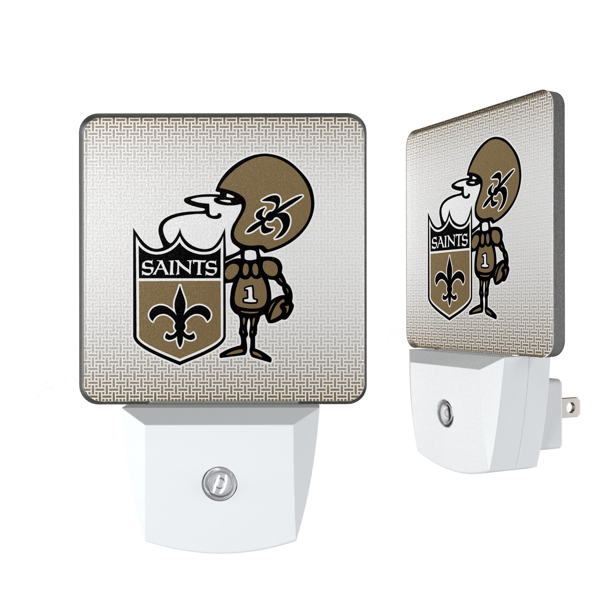 New Orleans Saints Historic Collection Linen Night Light 2-Pack 1