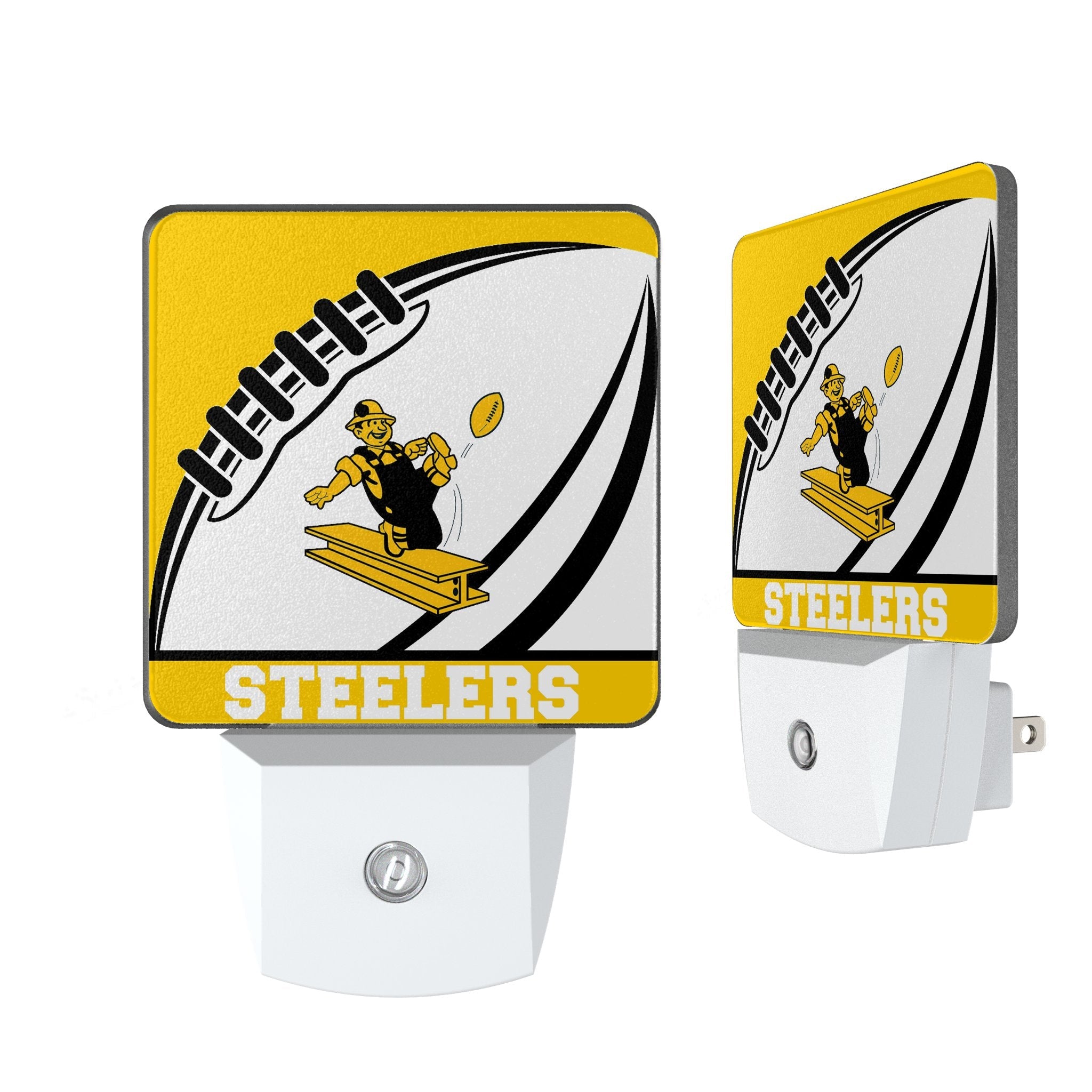 Pittsburgh Steelers 1961 Historic Collection Passtime Night Light 2-Pack