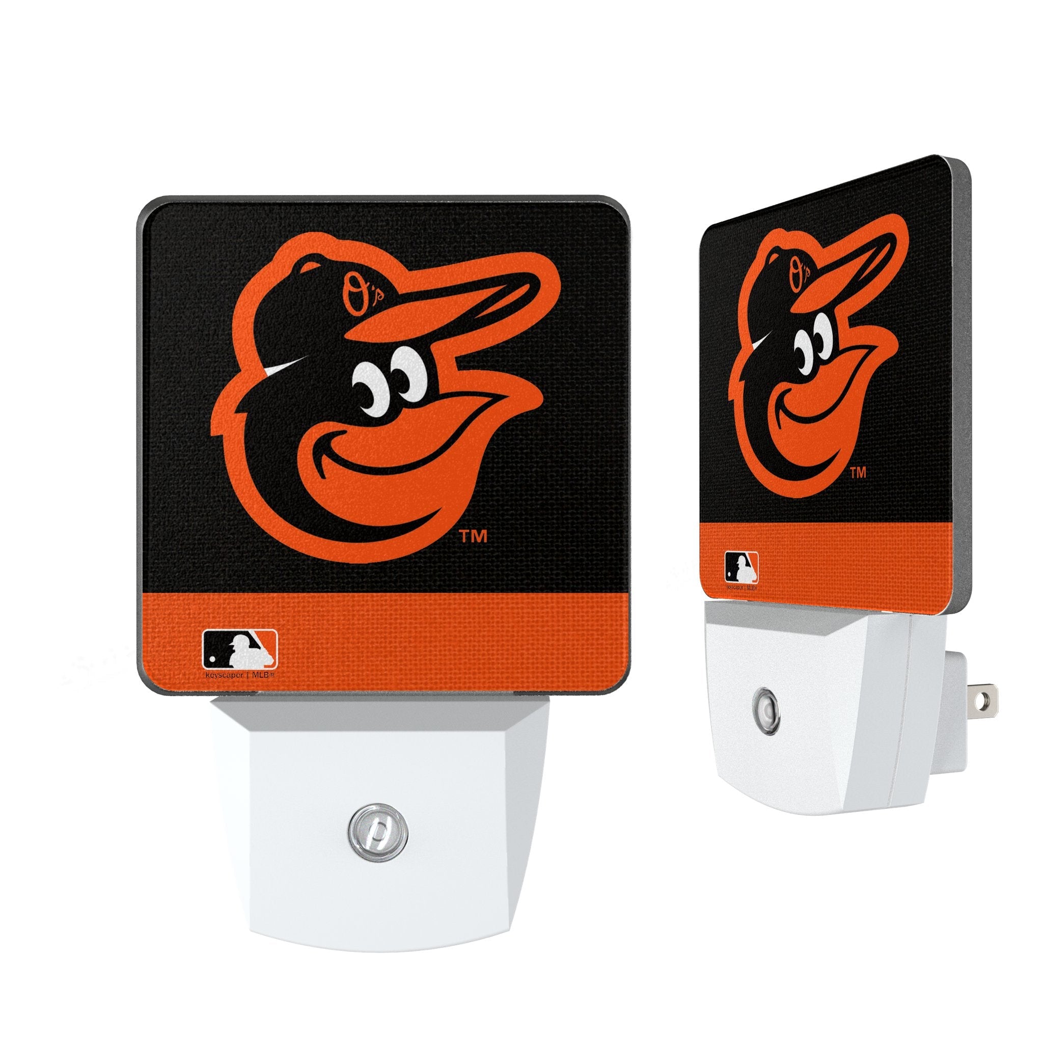 Baltimore Orioles Stripe Night Light 2-Pack