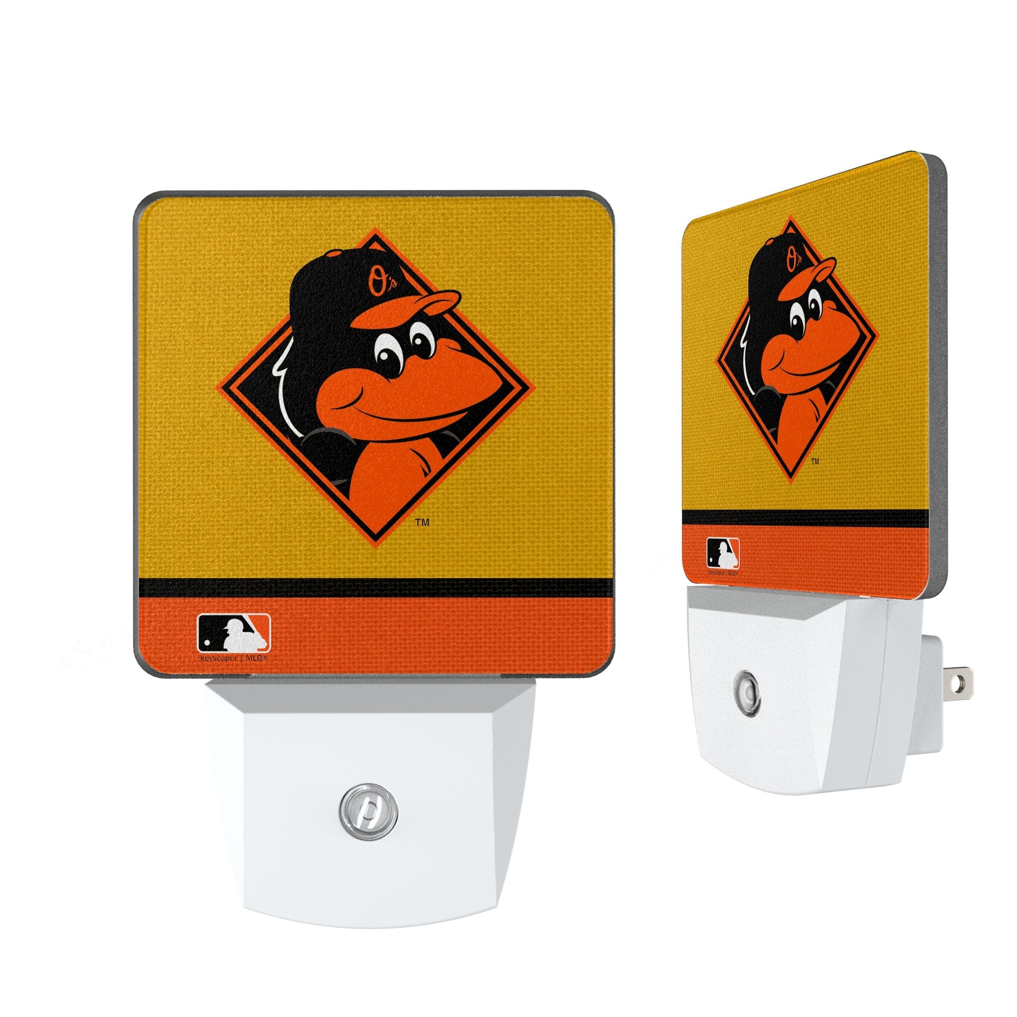 Baltimore Orioles Stripe Night Light 2-Pack