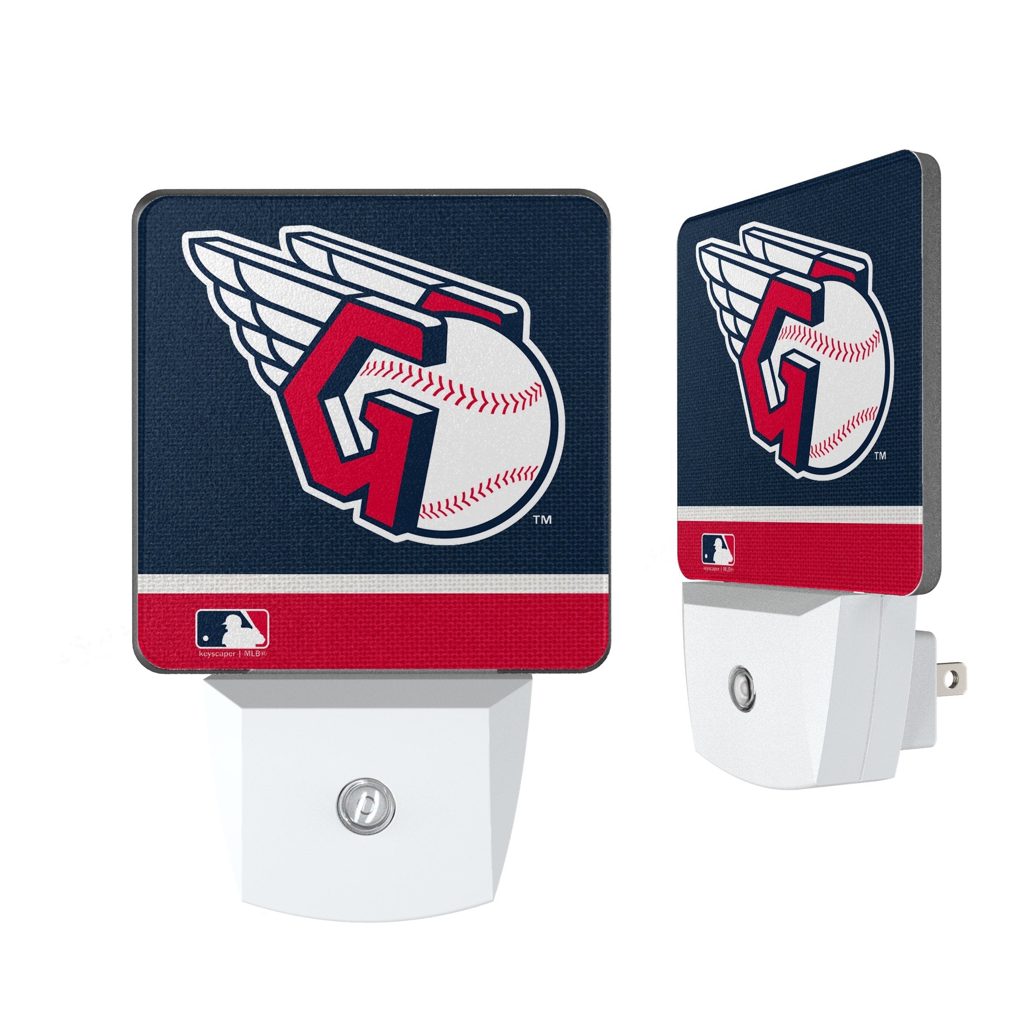 Cleveland Guardians Stripe Night Light 2-Pack 1