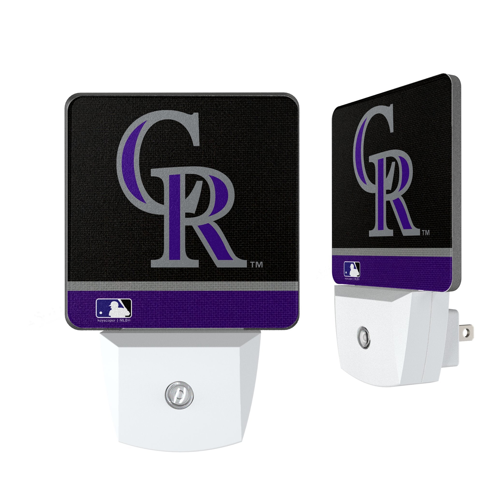 Colorado Rockies Stripe Night Light 2-Pack