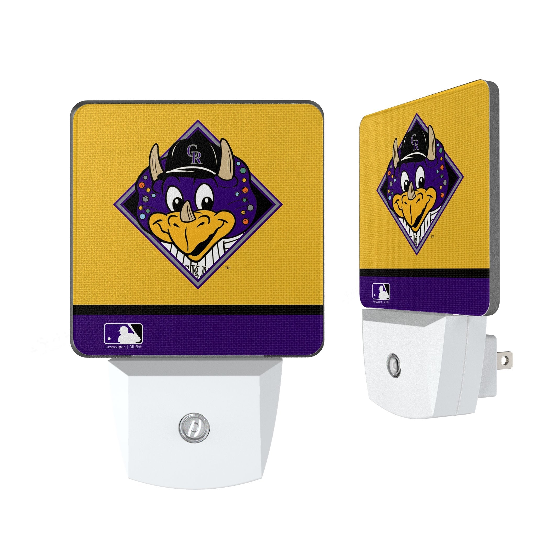 Colorado Rockies Stripe Night Light 2-Pack
