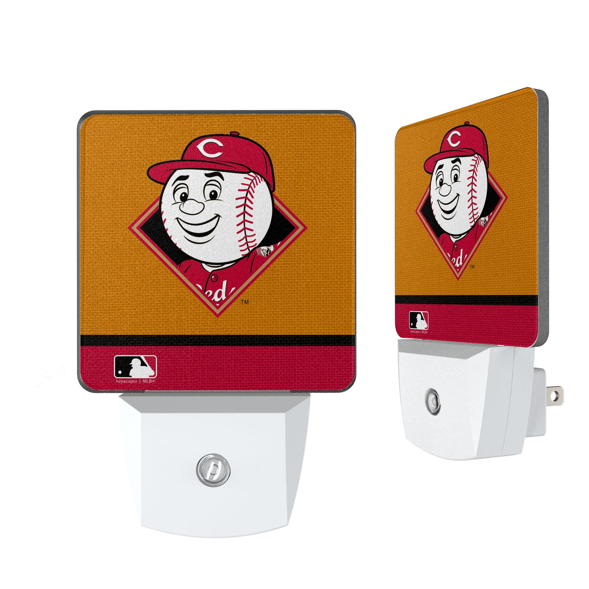 Cincinnati Reds Stripe Night Light 2-Pack 1