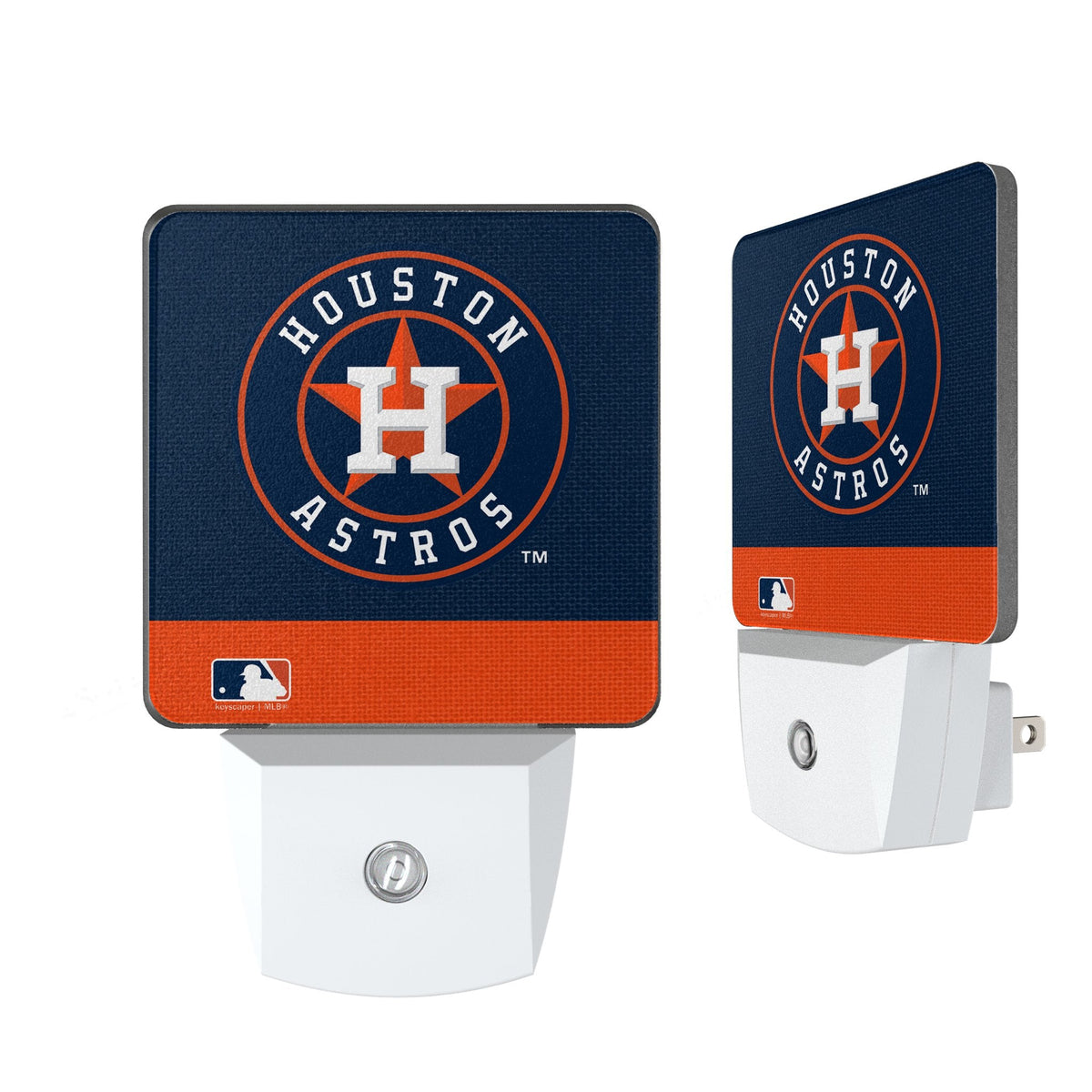 Houston Astros Stripe Night Light 2-Pack 1