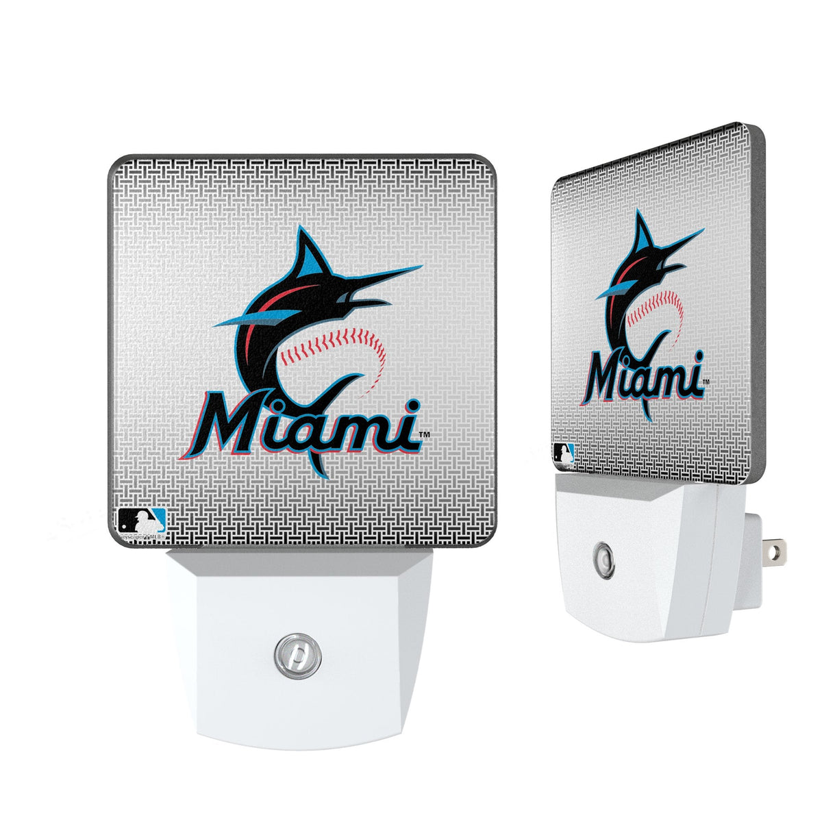 Miami Marlins Linen Night Light 2-Pack 1