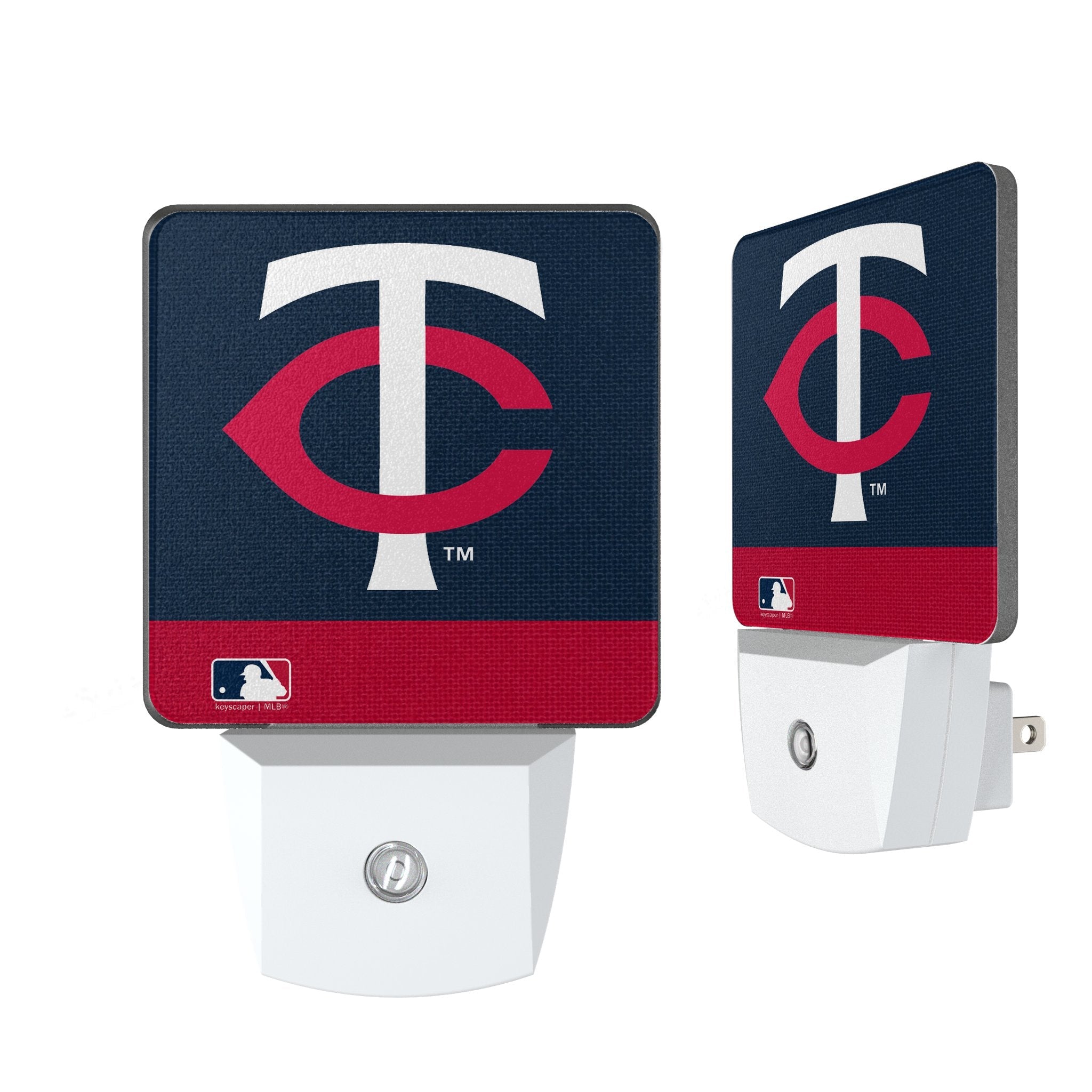Minnesota Twins Stripe Night Light 2-Pack 1