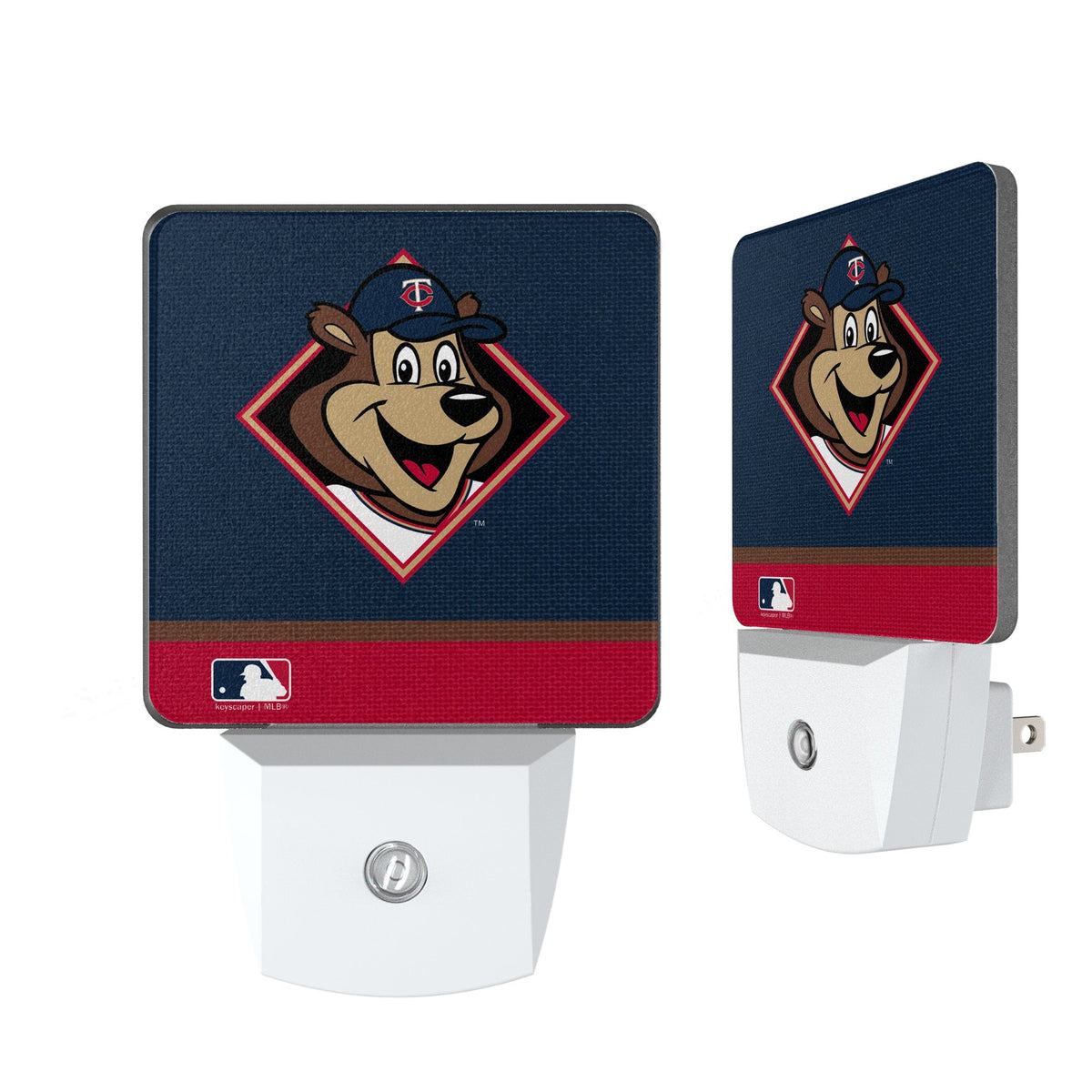 Minnesota Twins Stripe Night Light 2-Pack