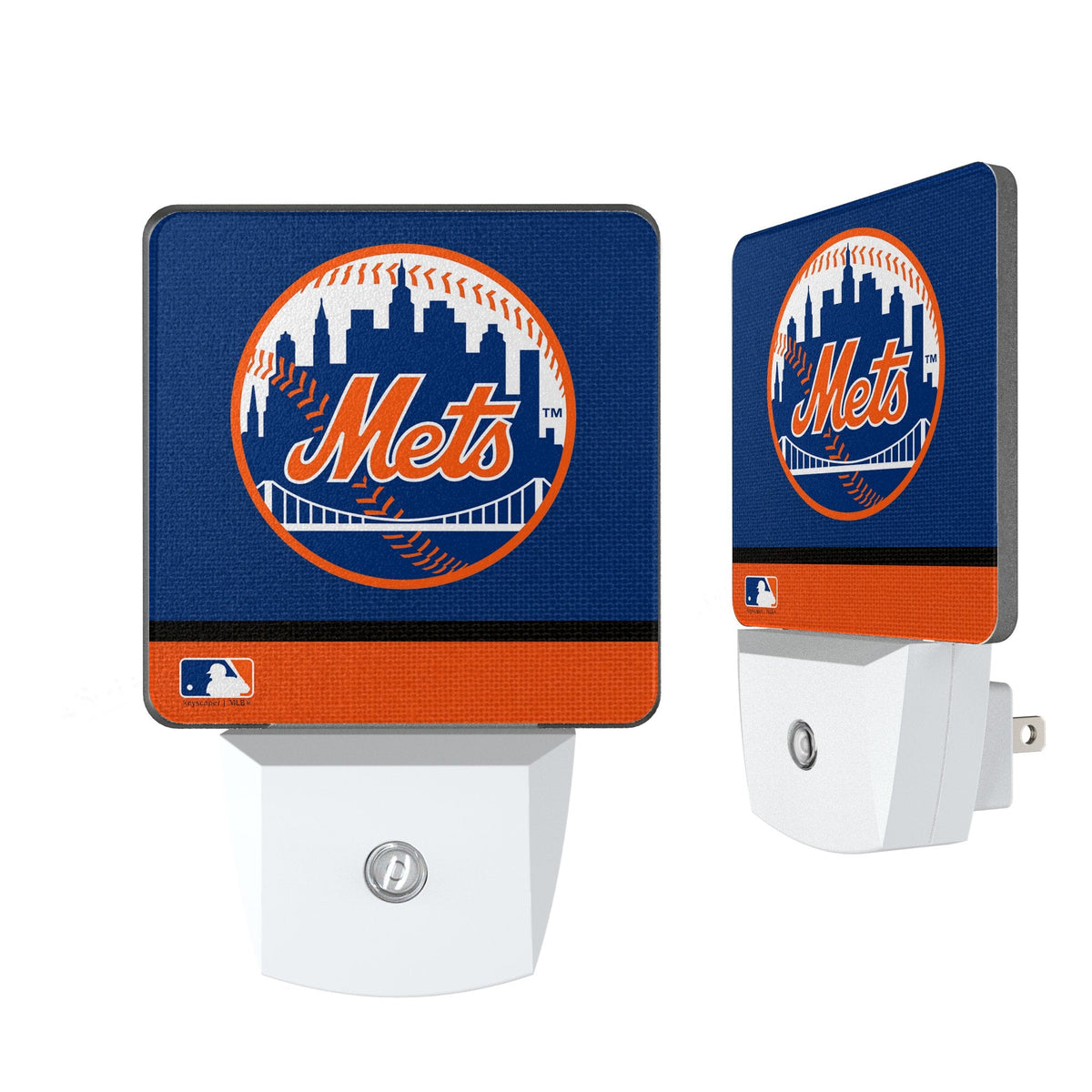 New York Mets Stripe Night Light 2-Pack 1