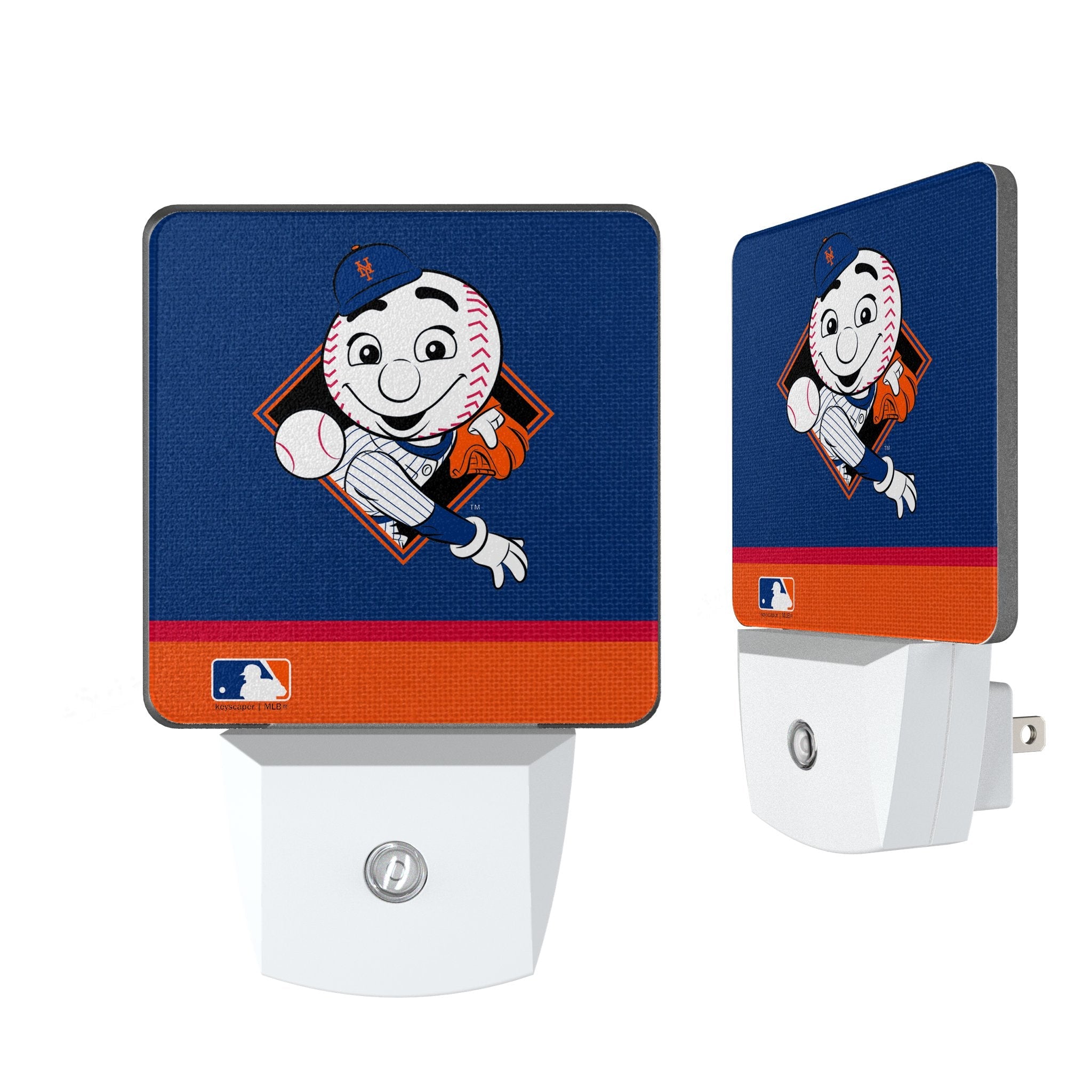 New York Mets Stripe Night Light 2-Pack 1