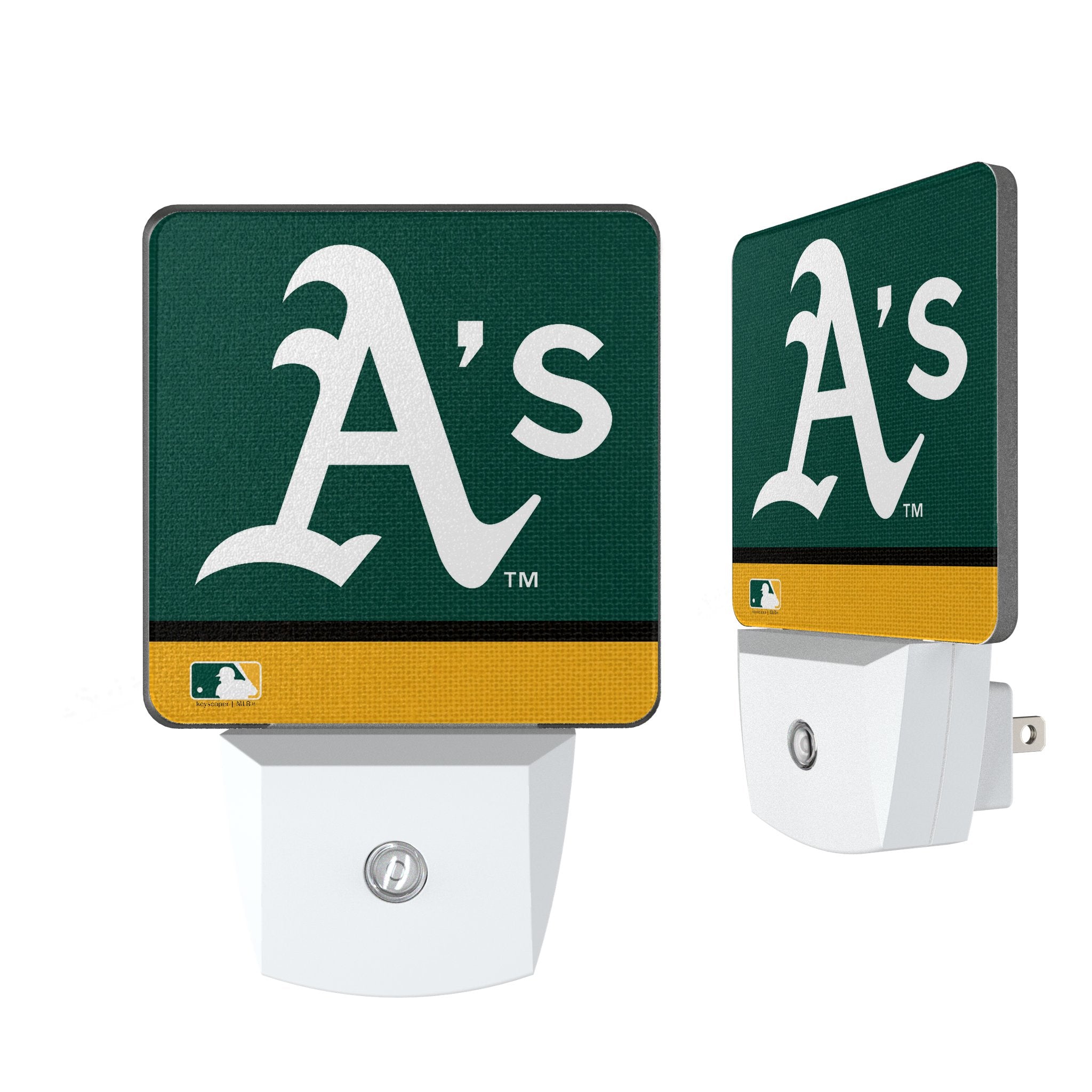 Oakland Athletics Stripe Night Light 2-Pack 1