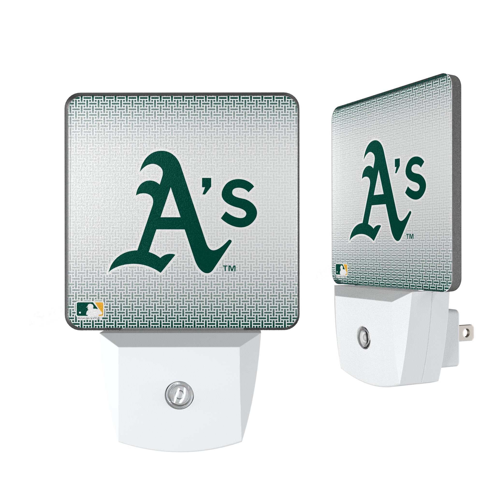 Oakland Athletics Linen Night Light 2-Pack 1