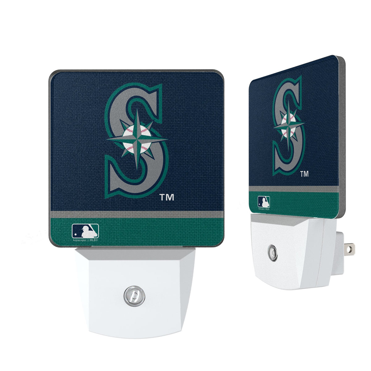 Seattle Mariners Stripe Night Light 2-Pack 1